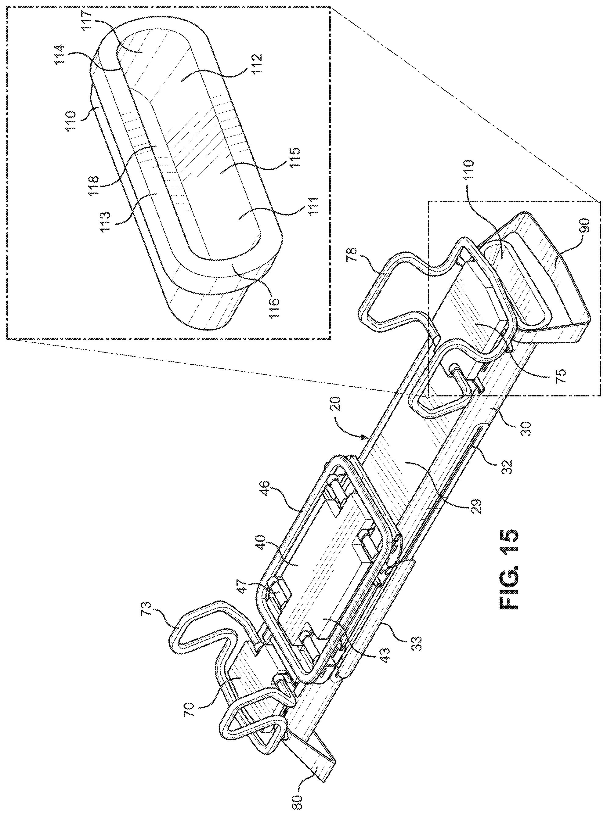 Patent US12350571 Figure 13 – Exercise machine storage system