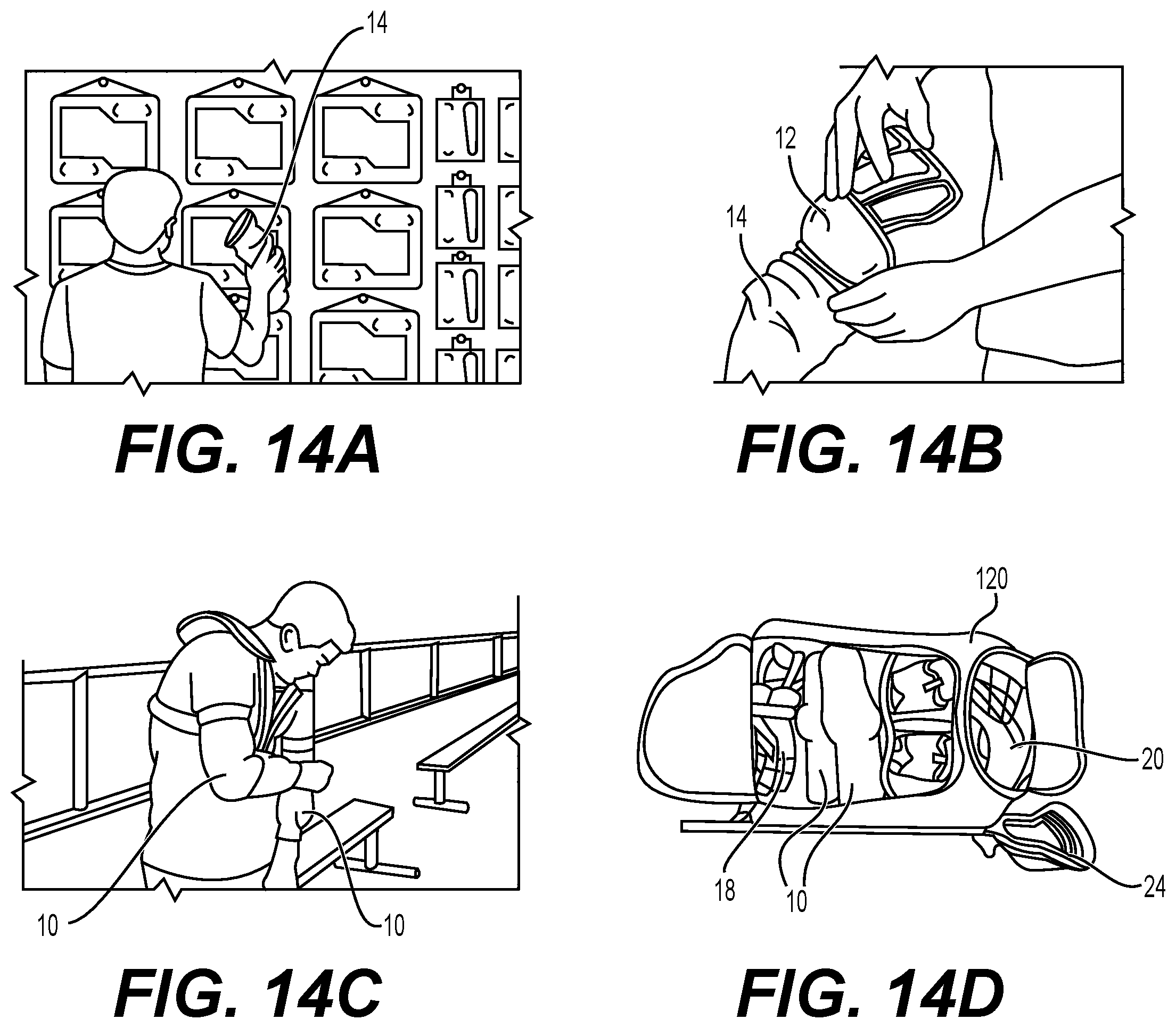 Patent US12350575 Figure 14 – Limb protector
