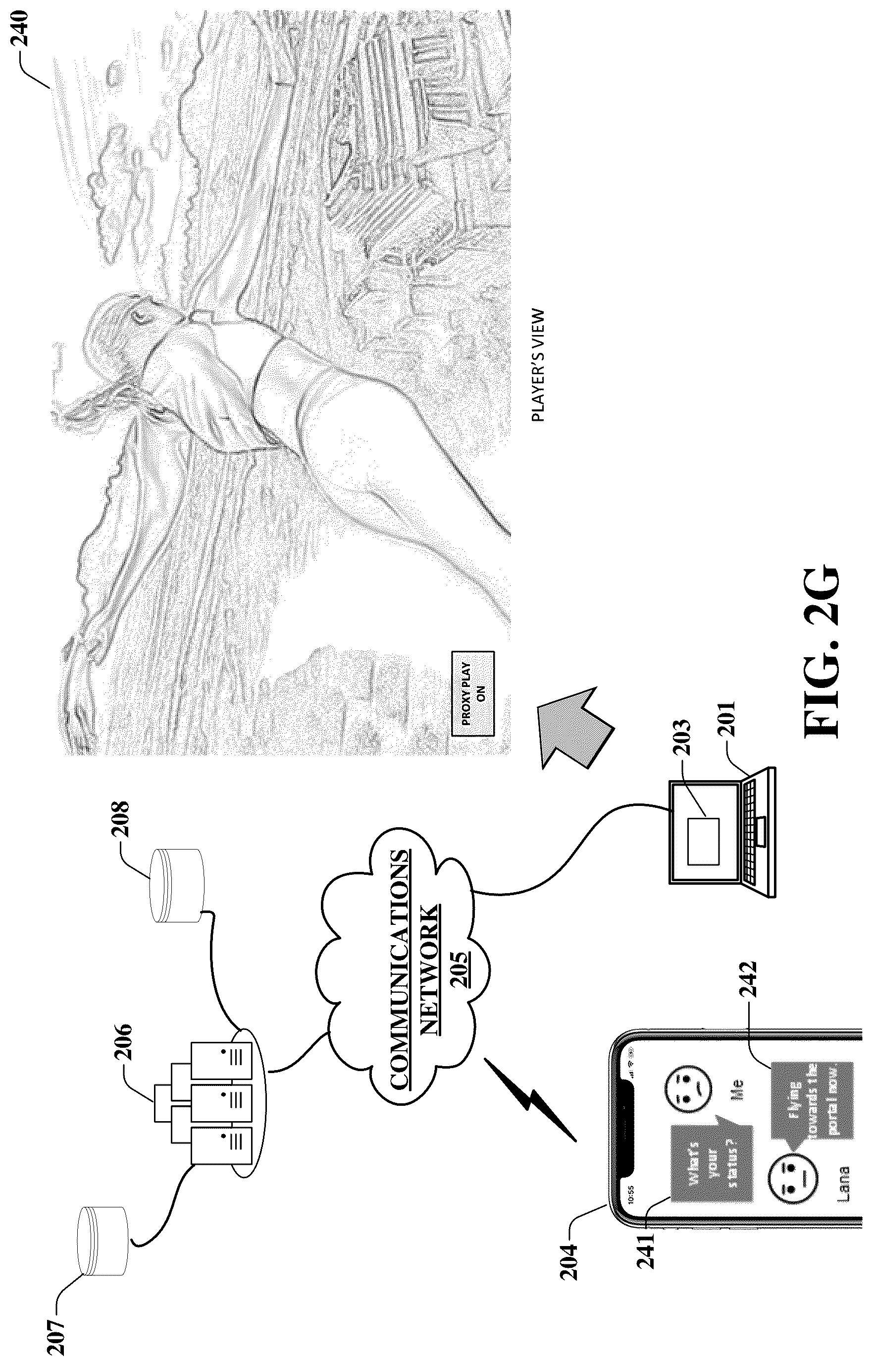 Patent US12350581 Figure 8 – System and method for continuous proxy gameplay