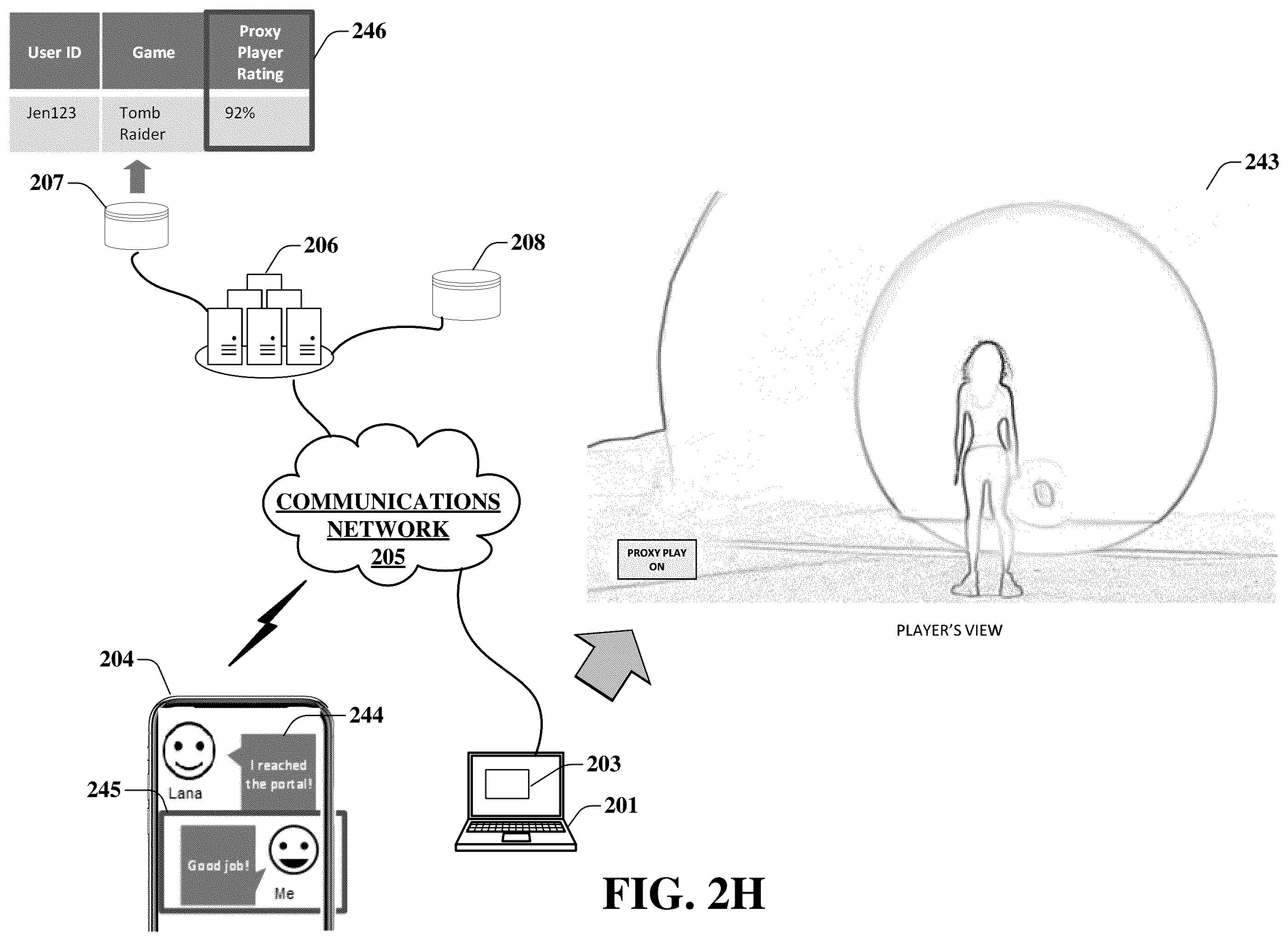 Patent US12350581 Figure 9 – System and method for continuous proxy gameplay