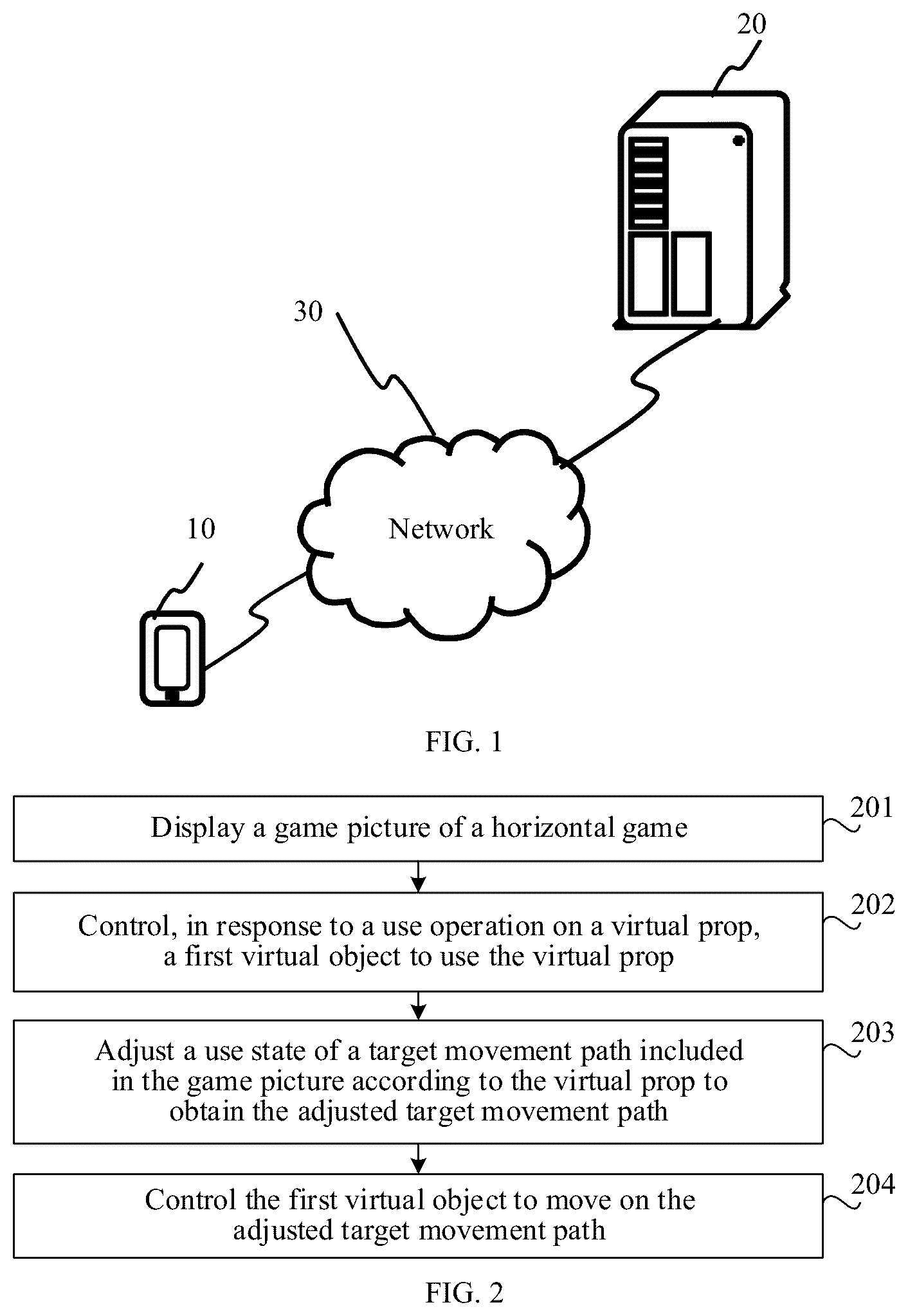 Patent US12350590 Figure 1 – Virtual object control method and apparatus, terminal, storage medium, and program product
