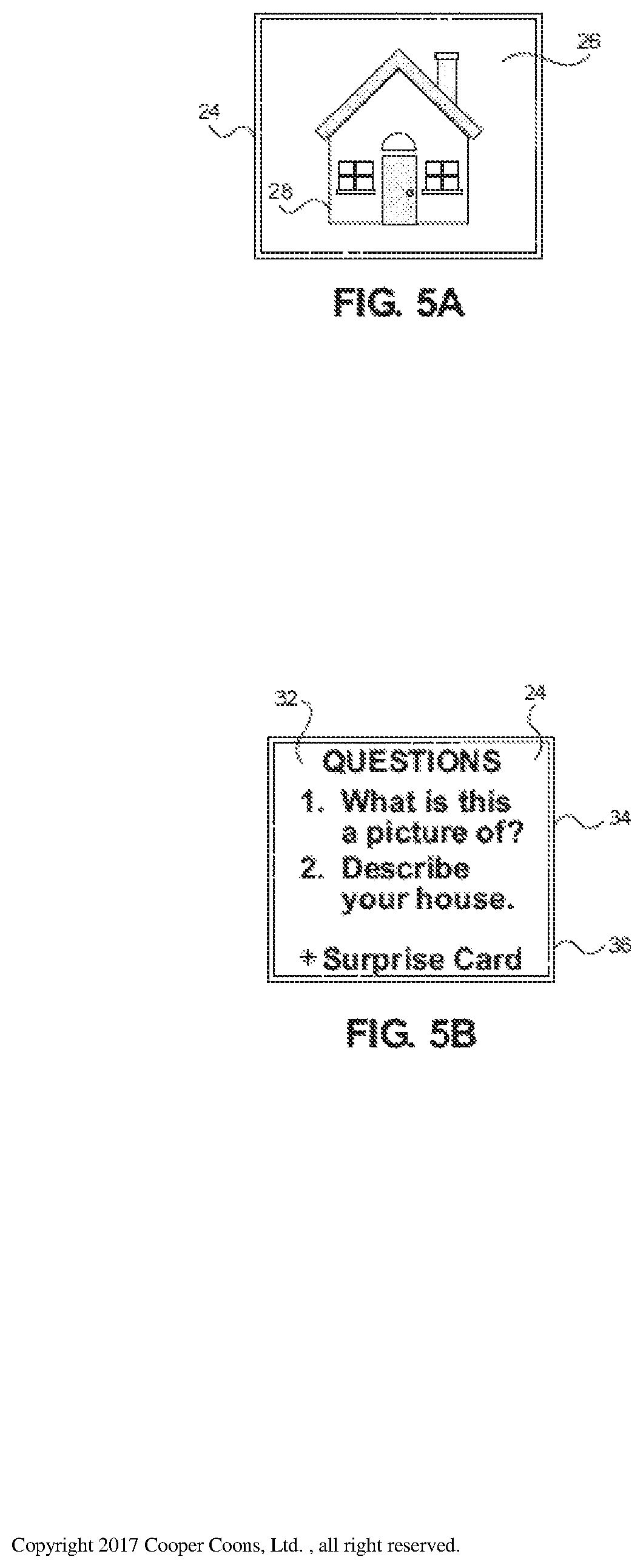 Patent US12350595 Figure 5 – Children's learning game