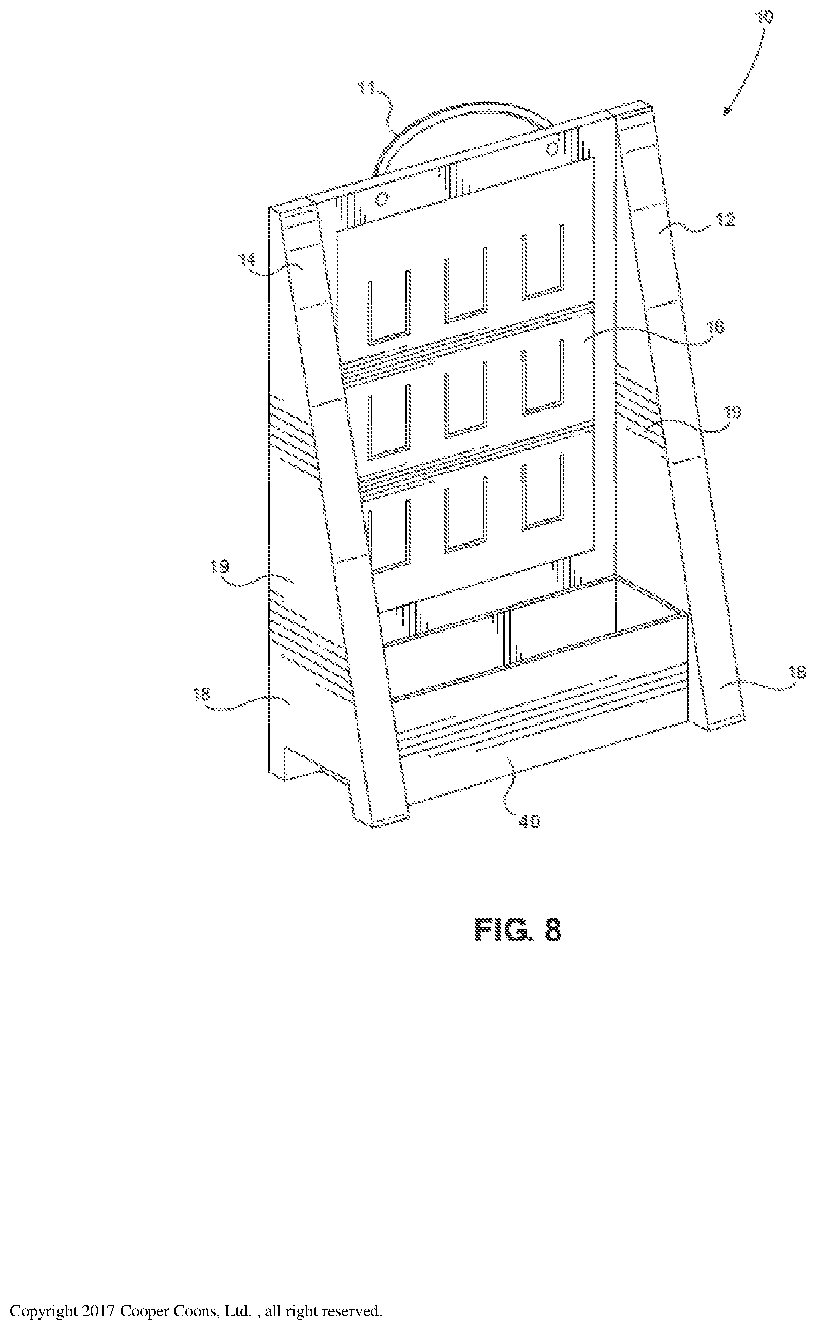 Patent US12350595 Figure 8 – Children's learning game