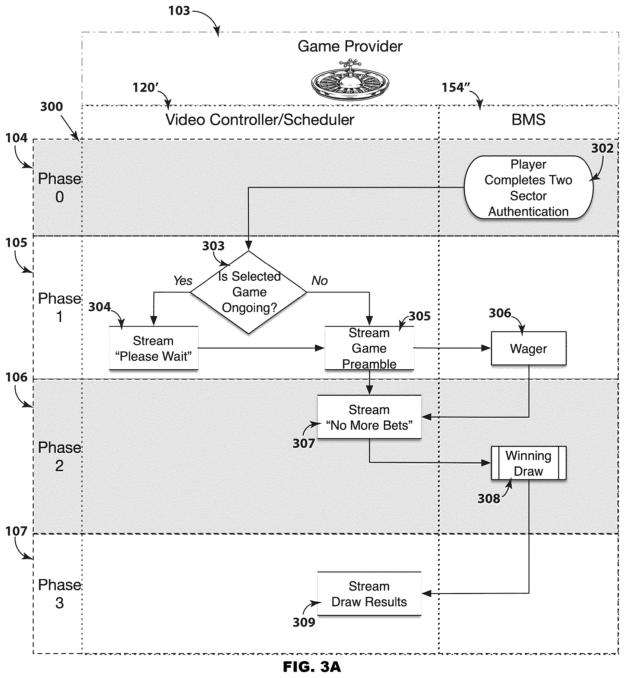 Patent US12350596 Figure 8 – Communications integrity of stitched video draw game systems