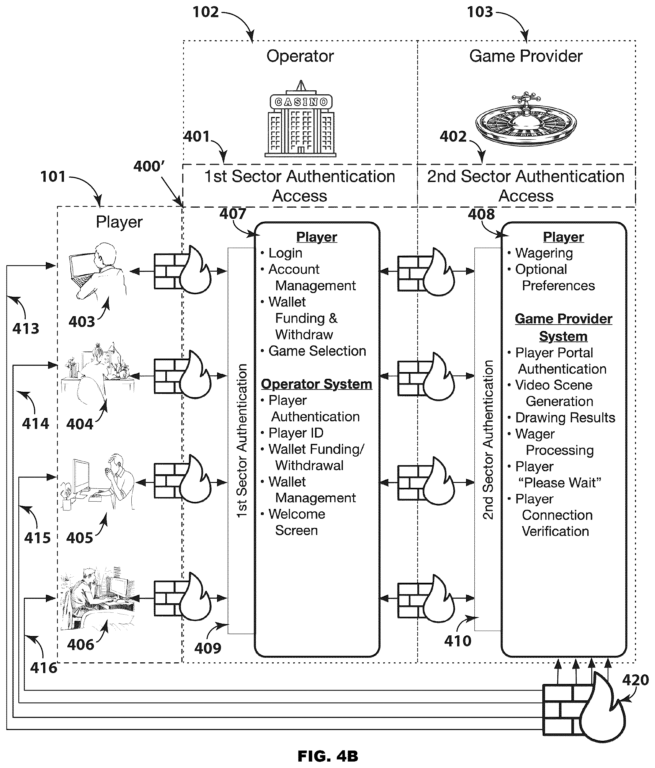 Patent US12350596 Figure 12 – Communications integrity of stitched video draw game systems