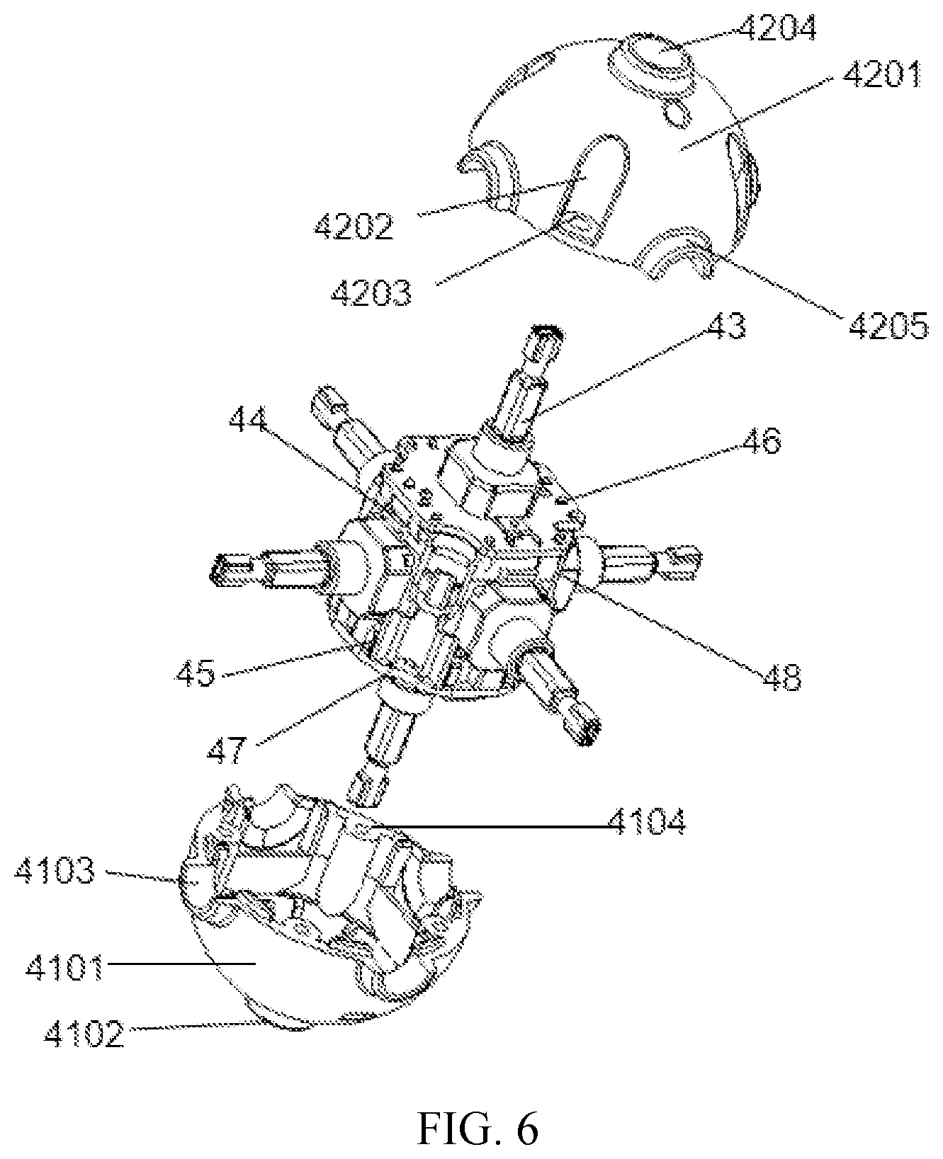 Patent US12350597 Figure 6 – Smart magic cube with ball shaft