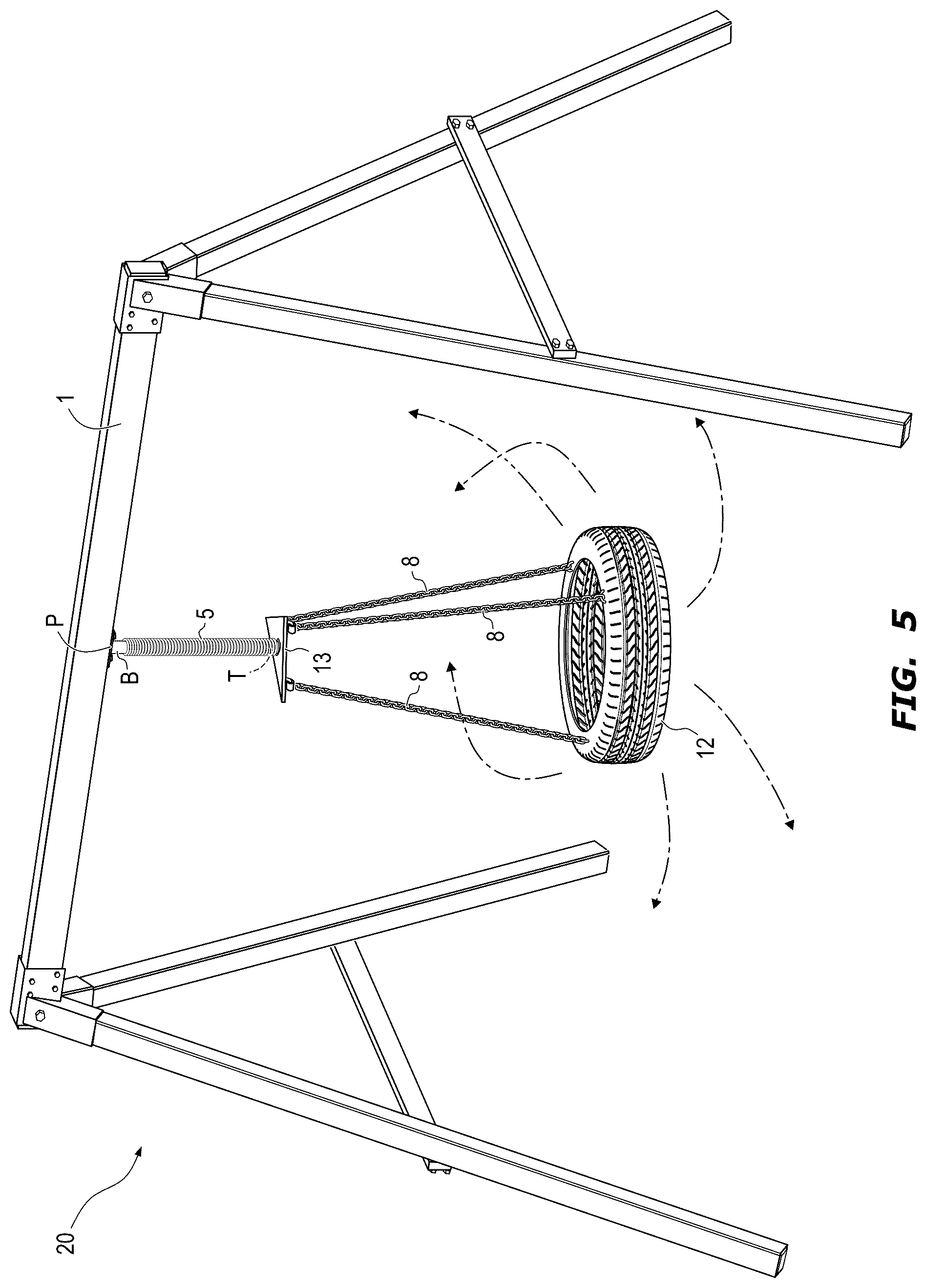 Patent US12350600 Figure 4 – Swing set assistant
