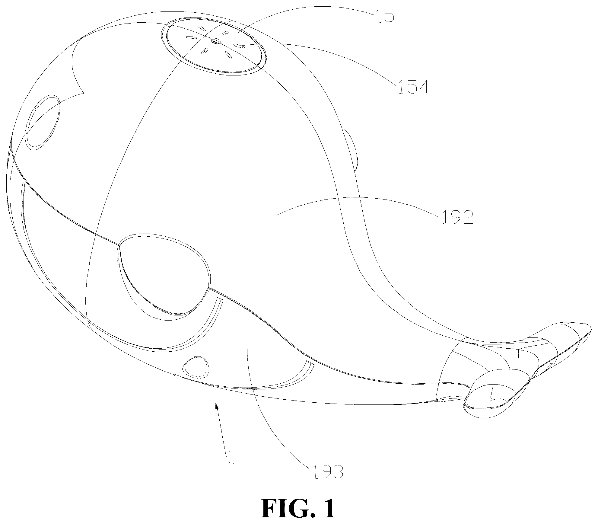 Patent US12350602 Figure 1 – Water play toy