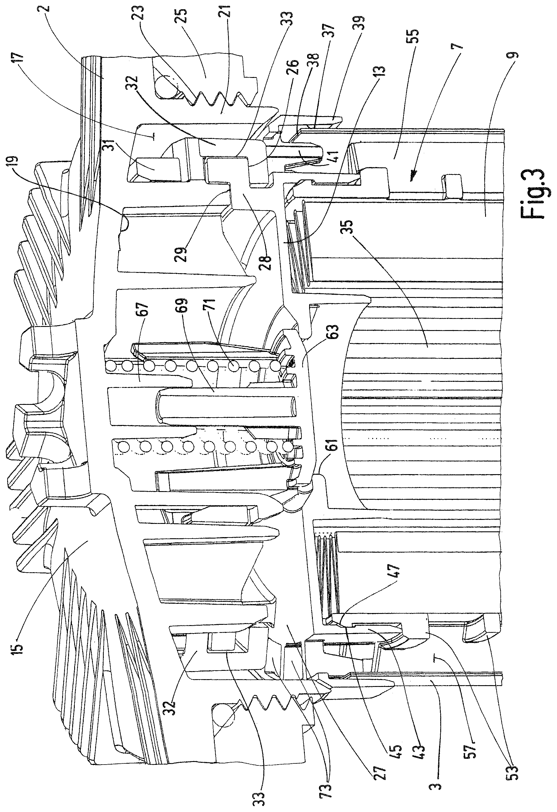 Patent US12350607 Figure 3 – Filter device