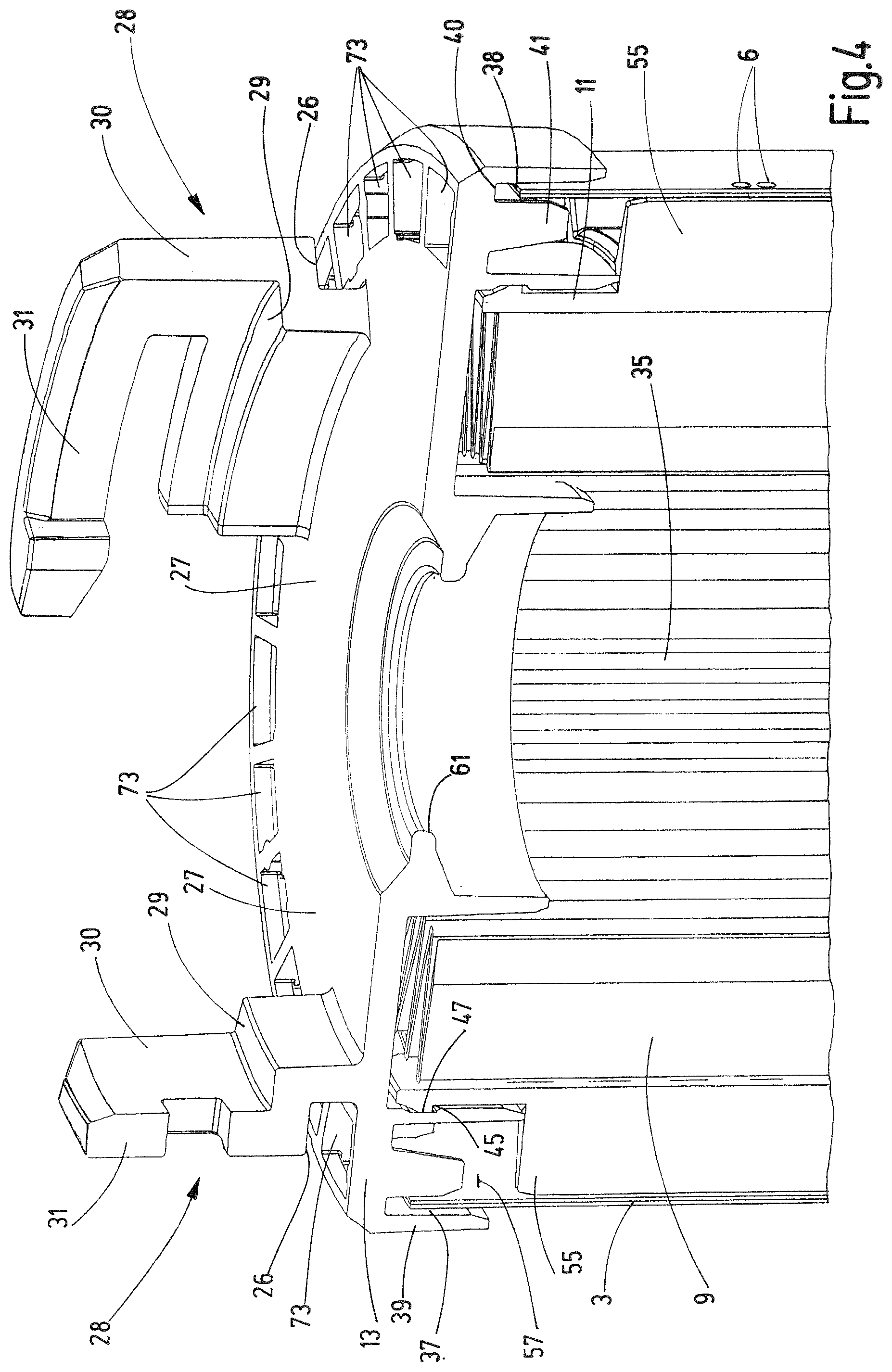 Patent US12350607 Figure 4 – Filter device