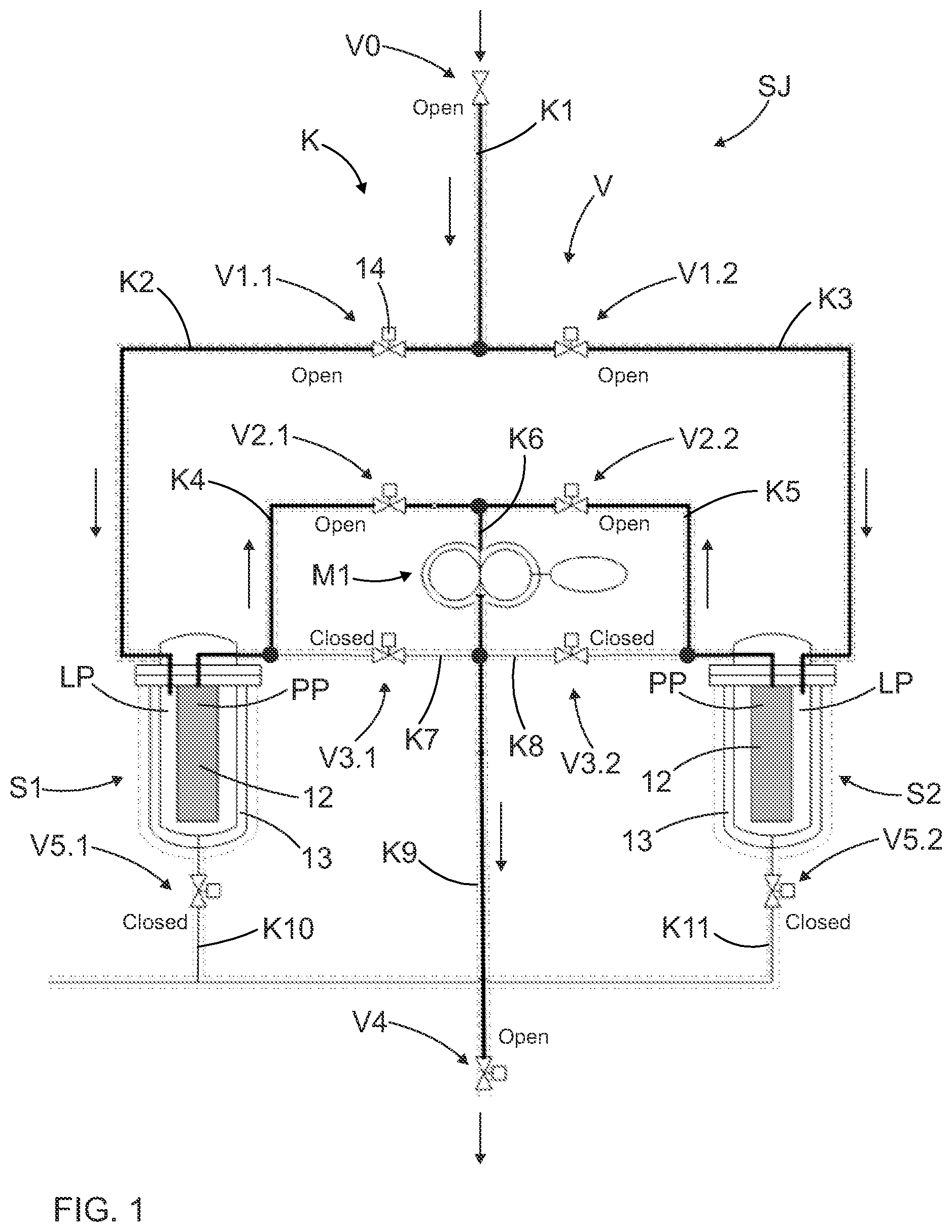Patent US12350610 — Filter system and method for filtering — Figure 1