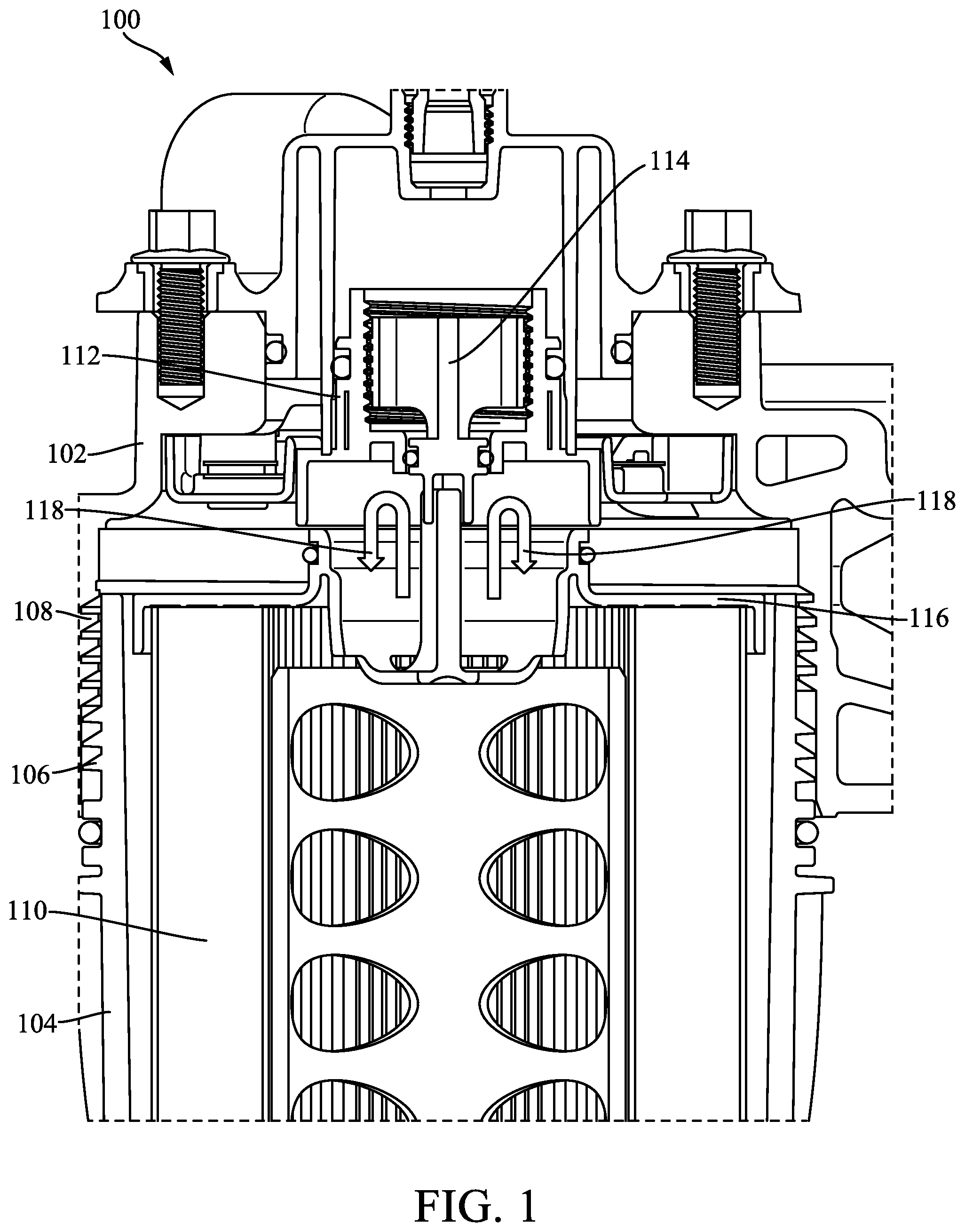 Patent US12350611 Figure 1 – Torsional no filter no run system