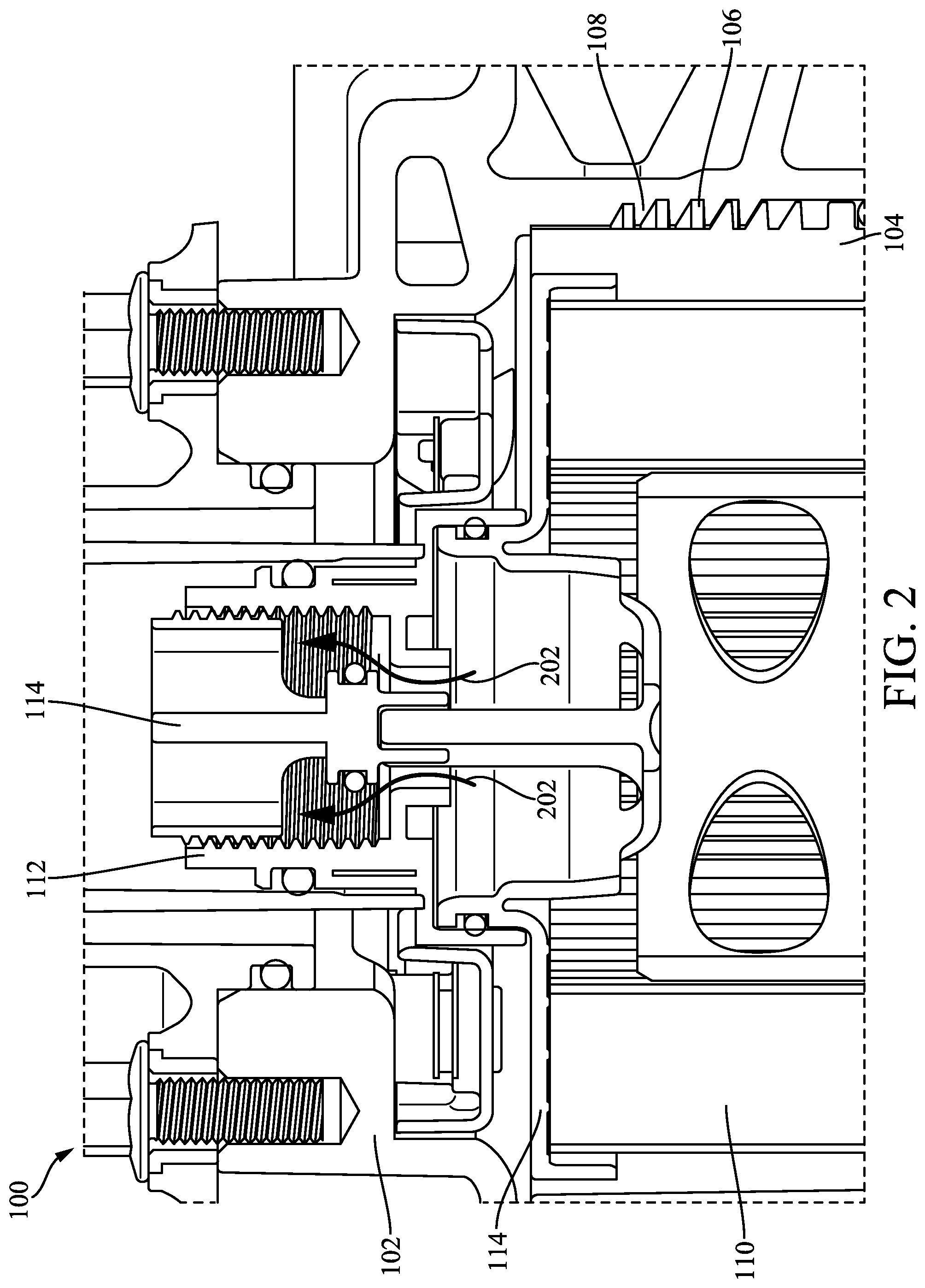 Patent US12350611 Figure 2 – Torsional no filter no run system