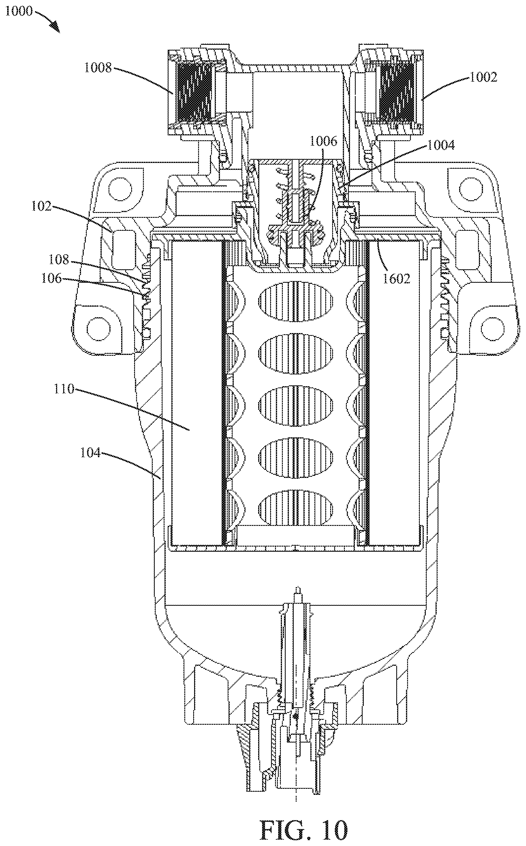 Patent US12350611 Figure 6 – Torsional no filter no run system