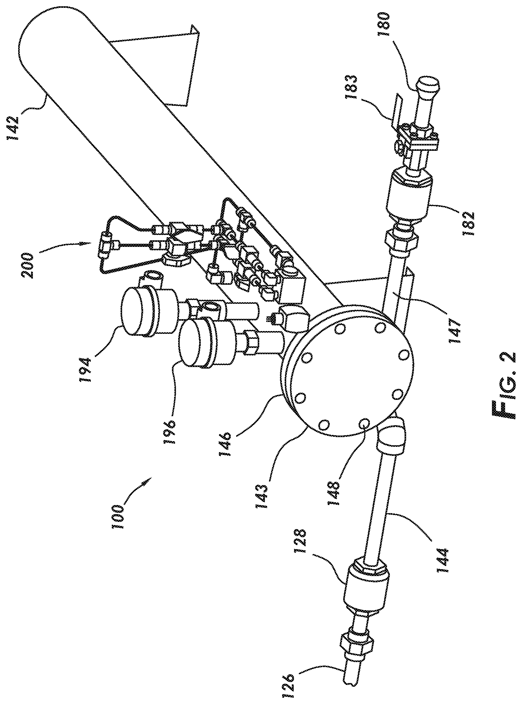 Patent US12350618 Figure 2 – Apparatus for collection and removal of condensate liquid from a process vessel