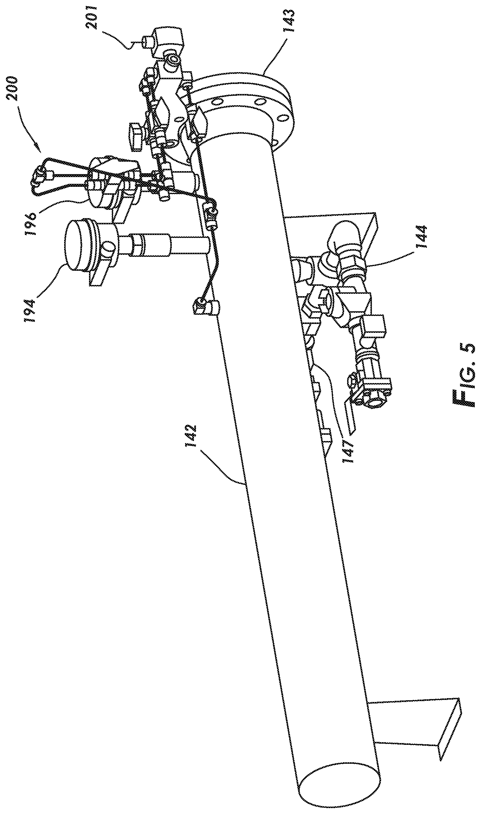 Patent US12350618 Figure 5 – Apparatus for collection and removal of condensate liquid from a process vessel