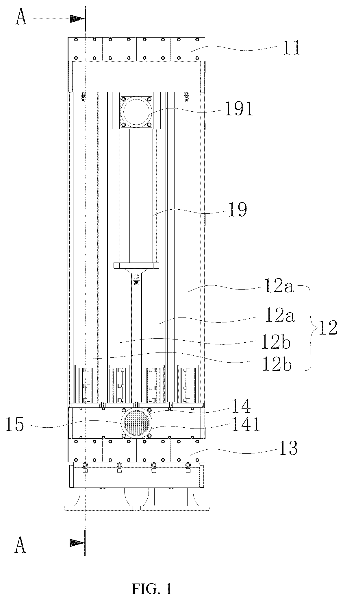 Patent US12350620 Figure 1 – Adsorptive separation apparatus