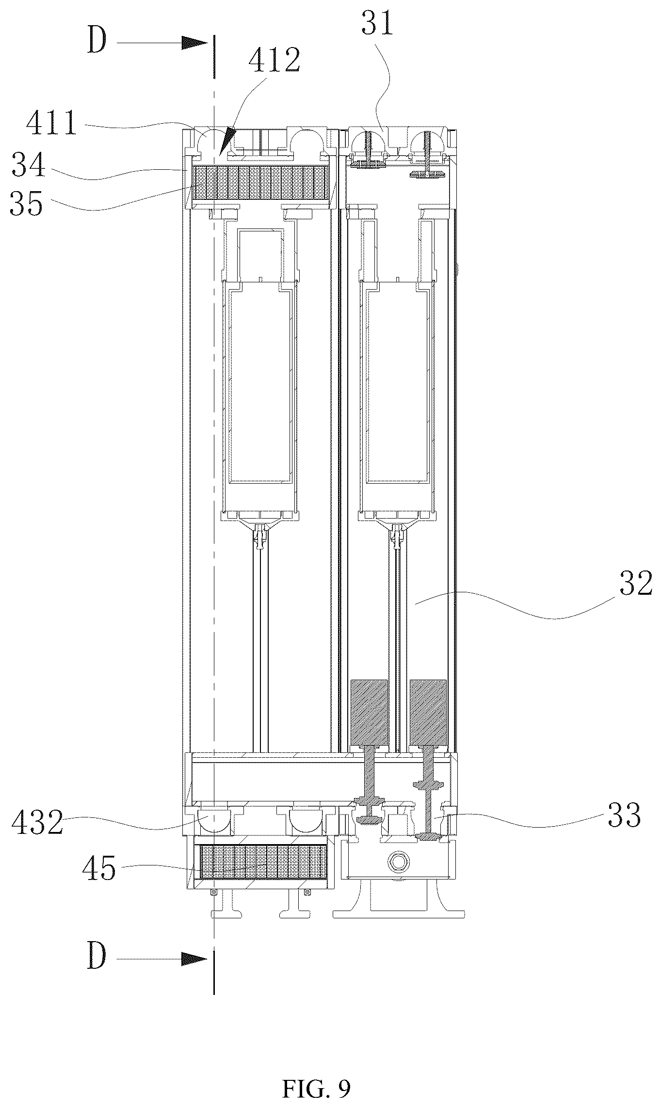 Patent US12350620 Figure 5 – Adsorptive separation apparatus