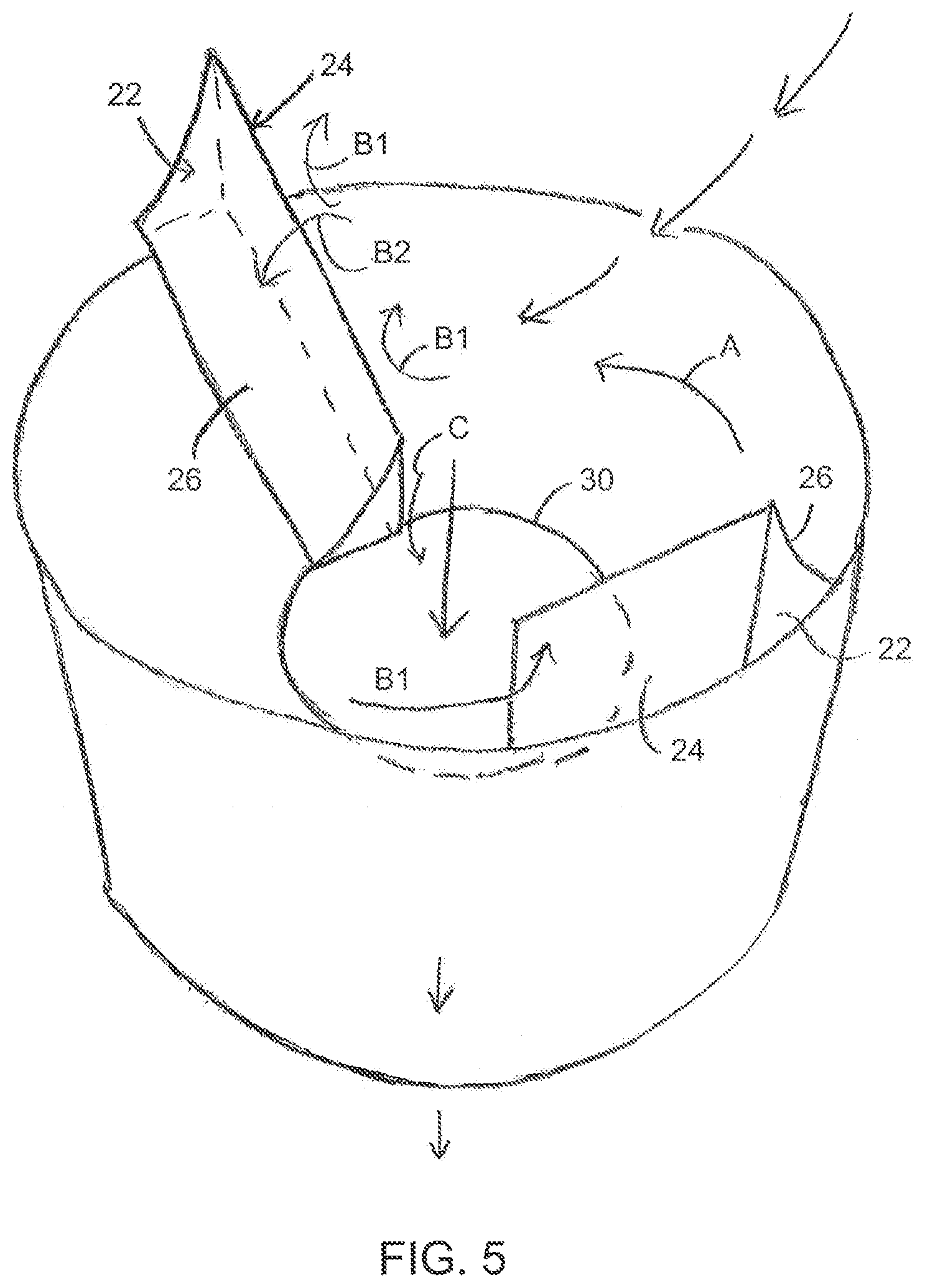 Patent US12350631 Figure 7 – Baffled donut apparatus for use in system and method for forming gypsum board