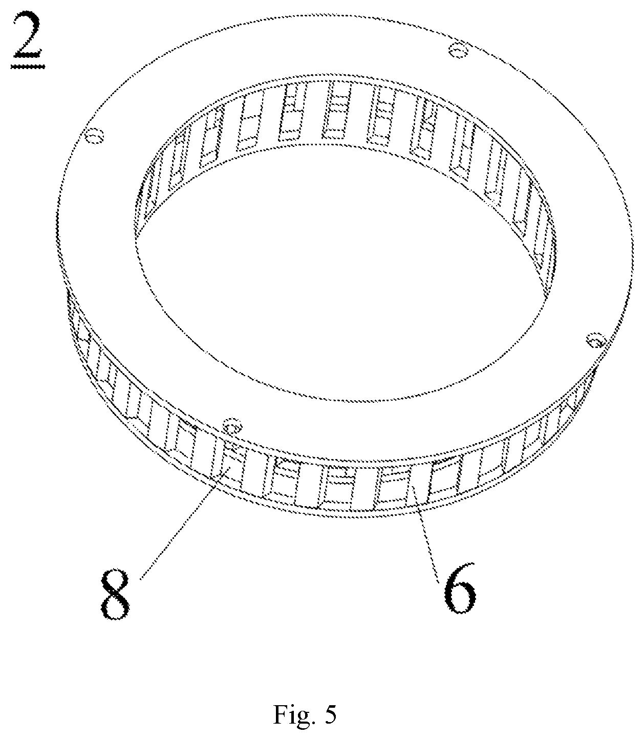 Patent US12350632 Figure 4 – Impeller assembly and mixing apparatus