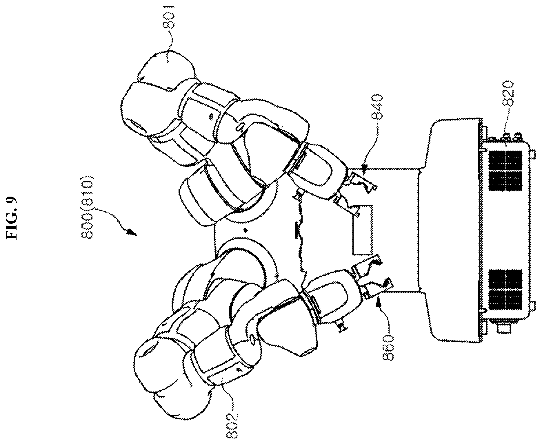 Patent US12350635 Figure 9 – Cosmetic manufacturing apparatus, control method of the same, and cosmetic manufacturing system