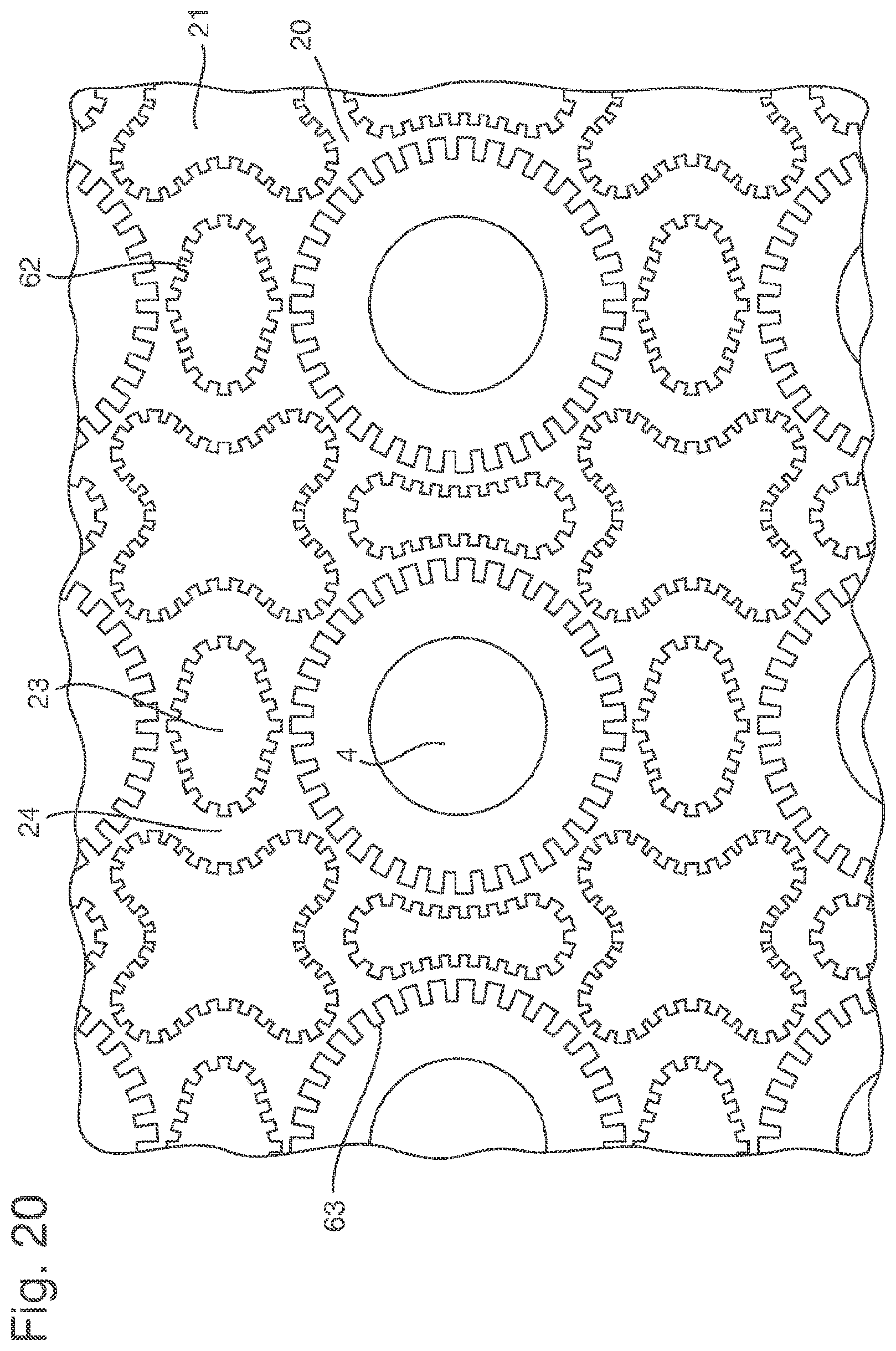 Patent US12350637 Figure 11 – Formation of array of membranes and apparatus therefor
