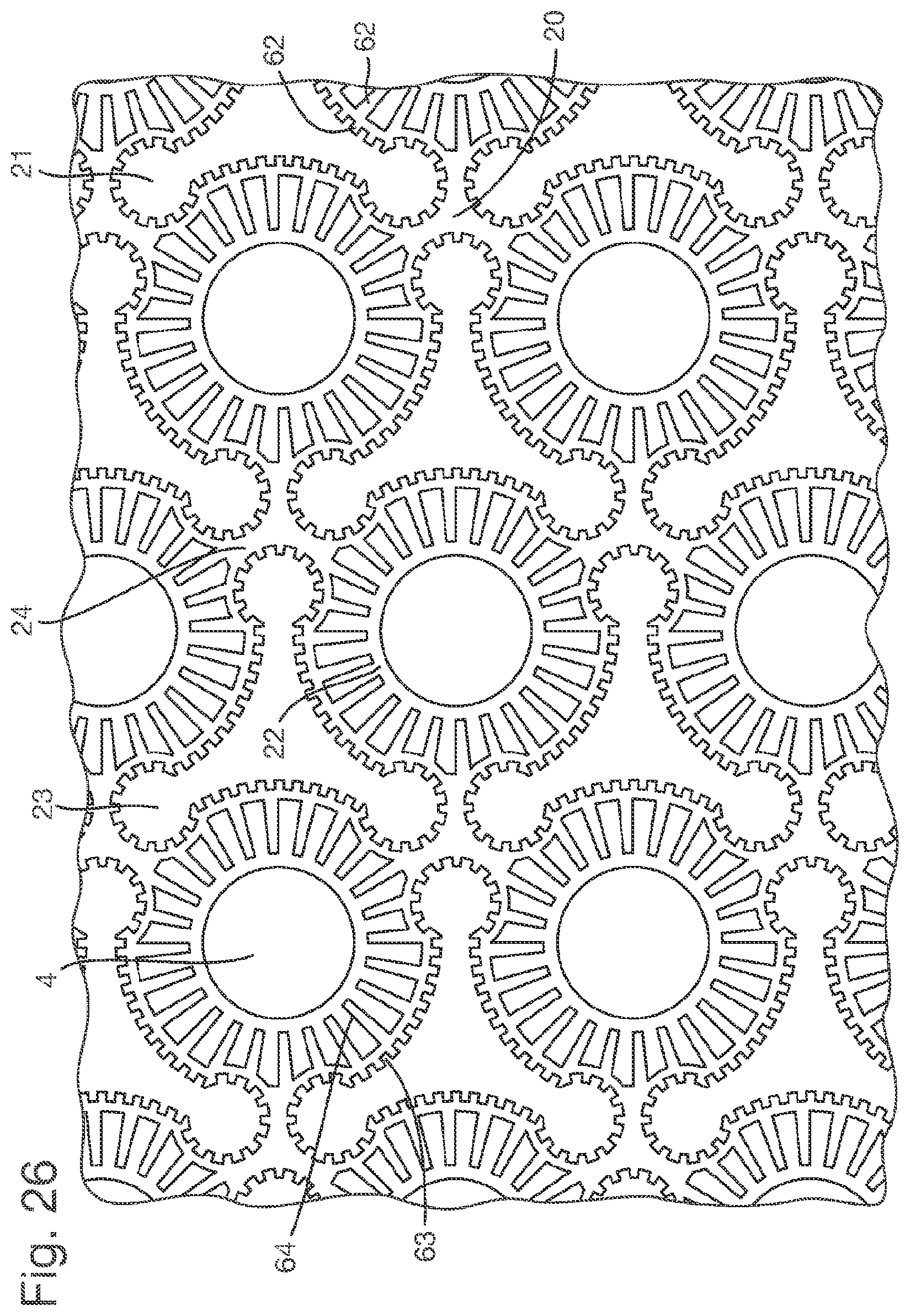 Patent US12350637 Figure 17 – Formation of array of membranes and apparatus therefor