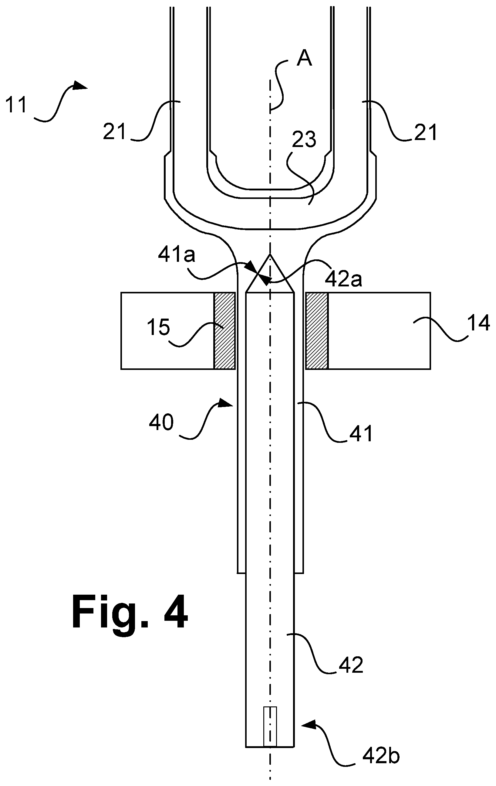 Patent US12350638 Figure 4 – Reactor and method for carrying out a chemical reaction