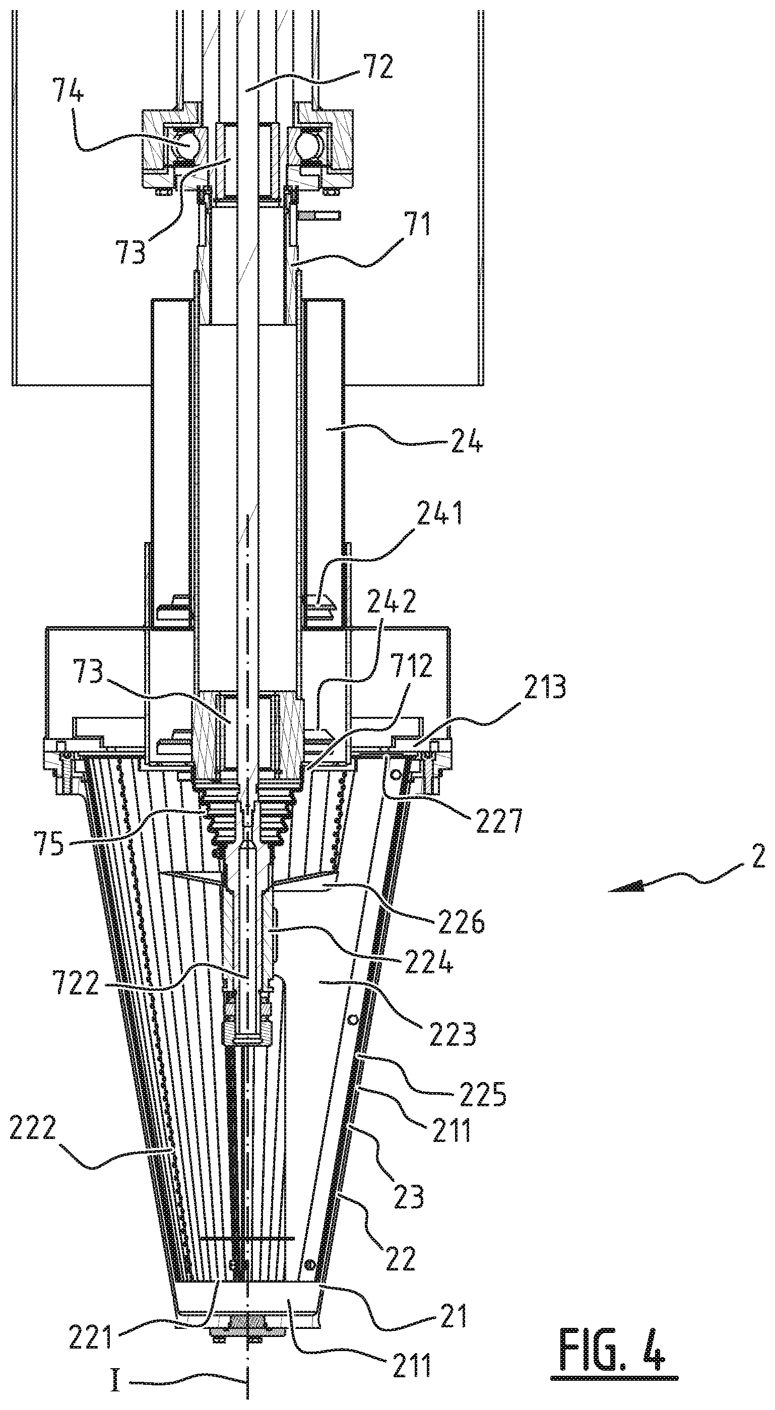 Patent US12350640 Figure 4 – Apparatus for producing prills