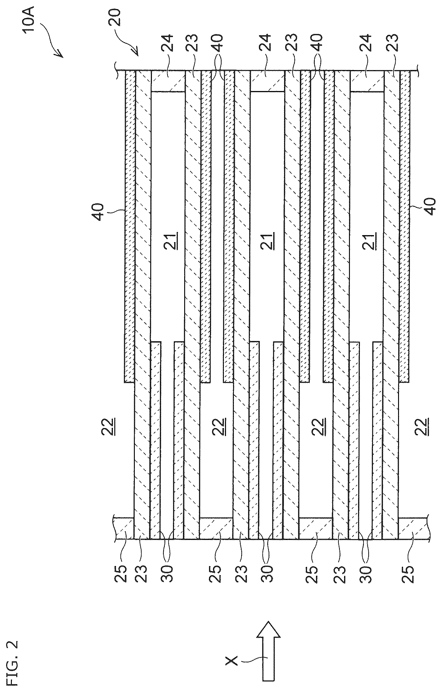 Patent US12350653 Figure 2 – Exhaust gas purification catalyst