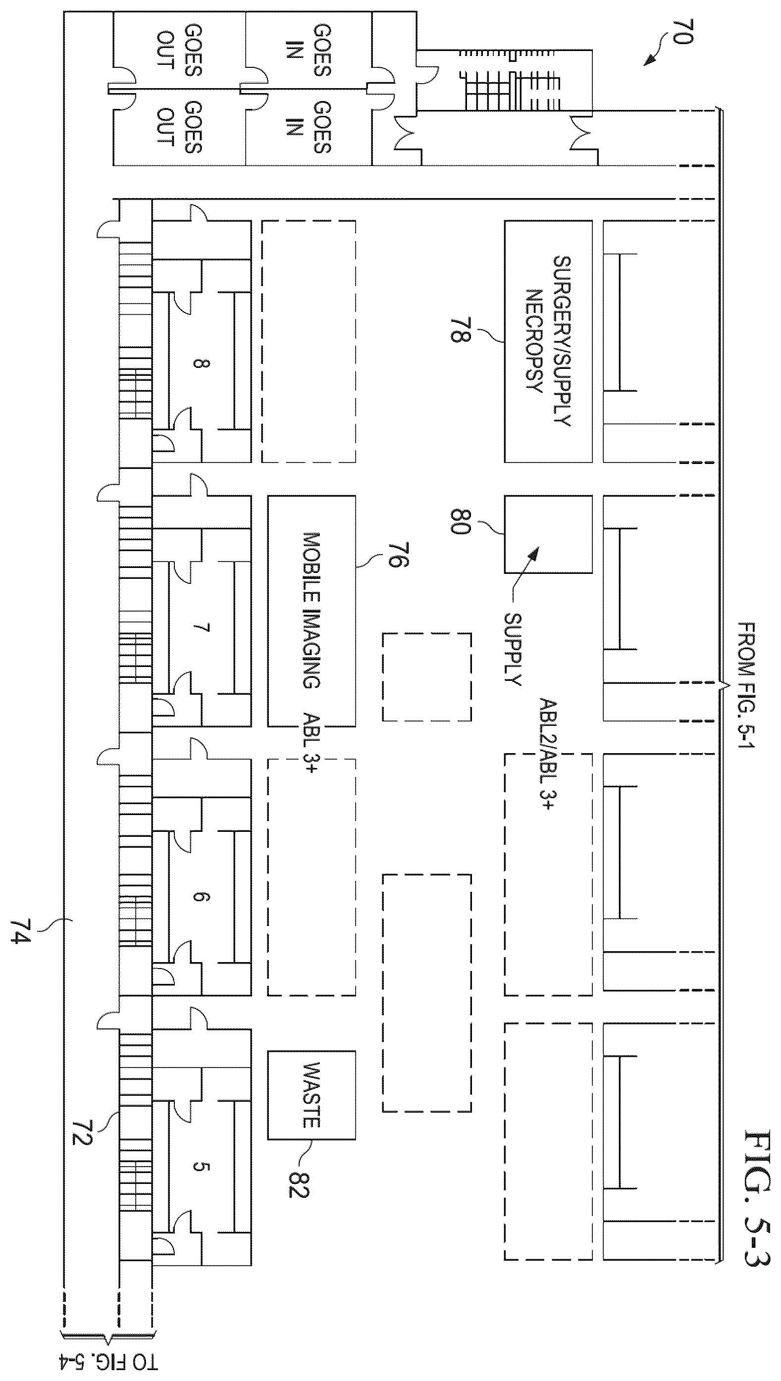Patent US12350660 Figure 8 – Modular, self-contained, mobile clean room