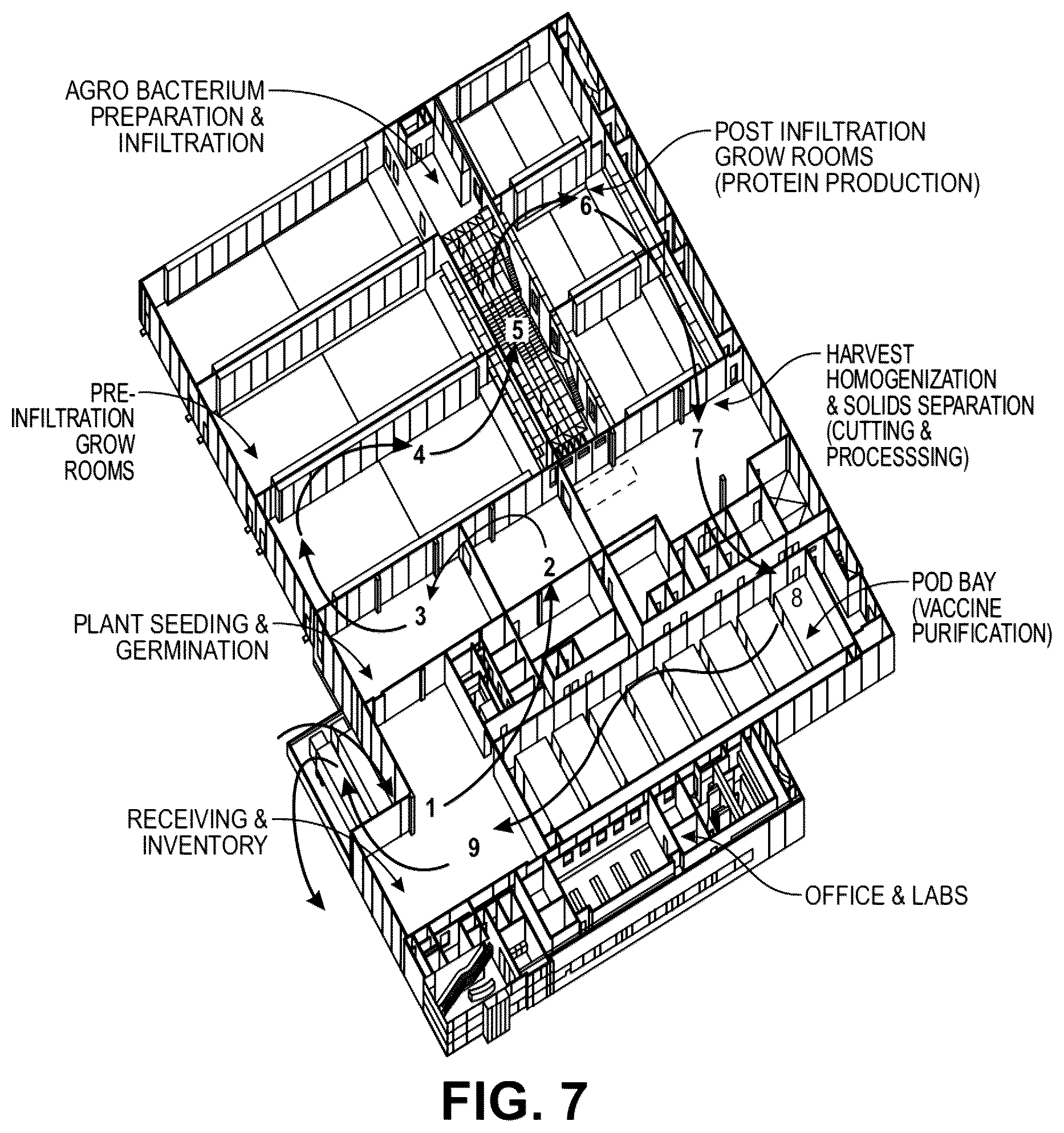 Patent US12350660 Figure 11 – Modular, self-contained, mobile clean room