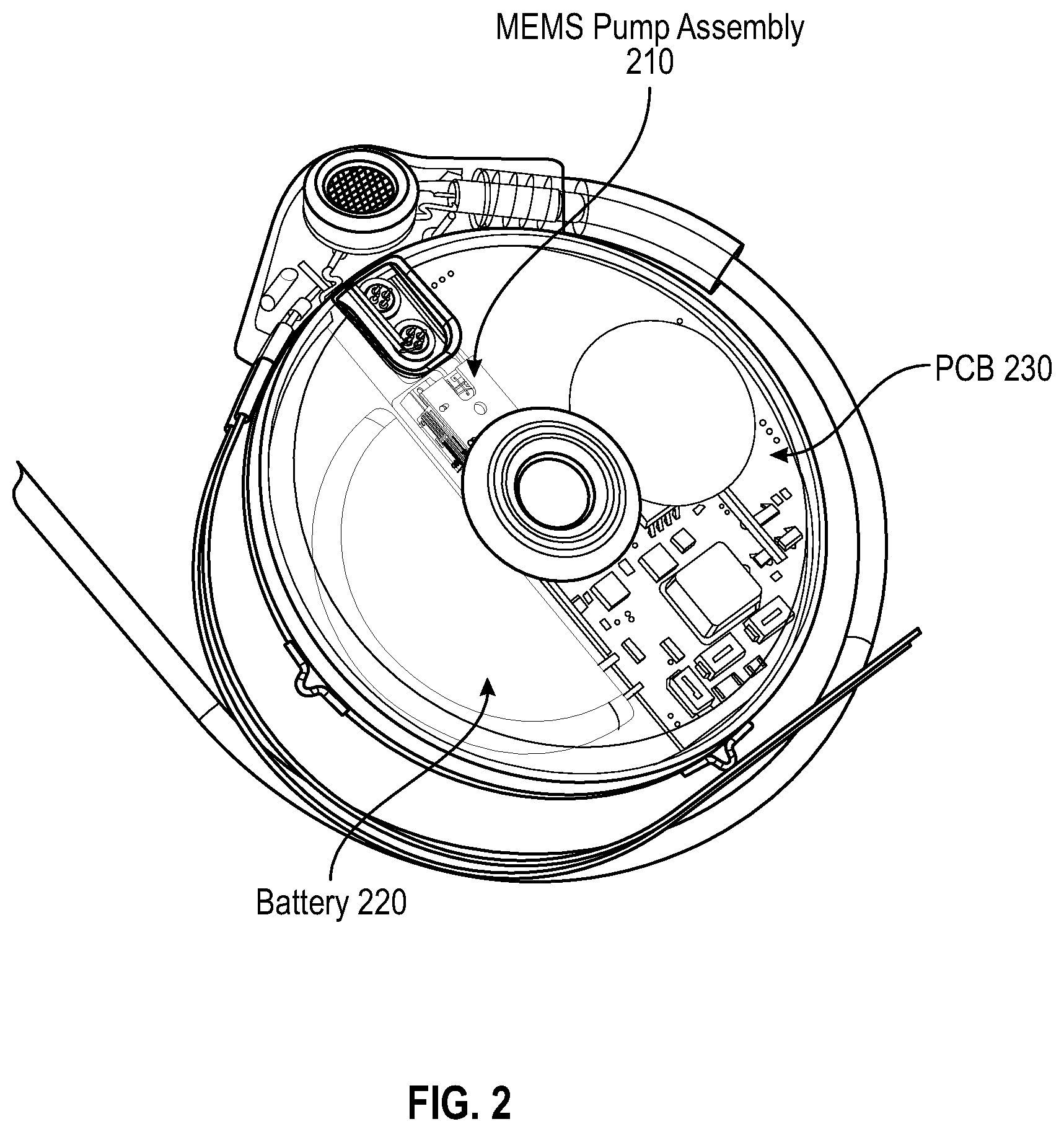 Patent US12350662 Figure 2 – Attachment method for microfluidic device