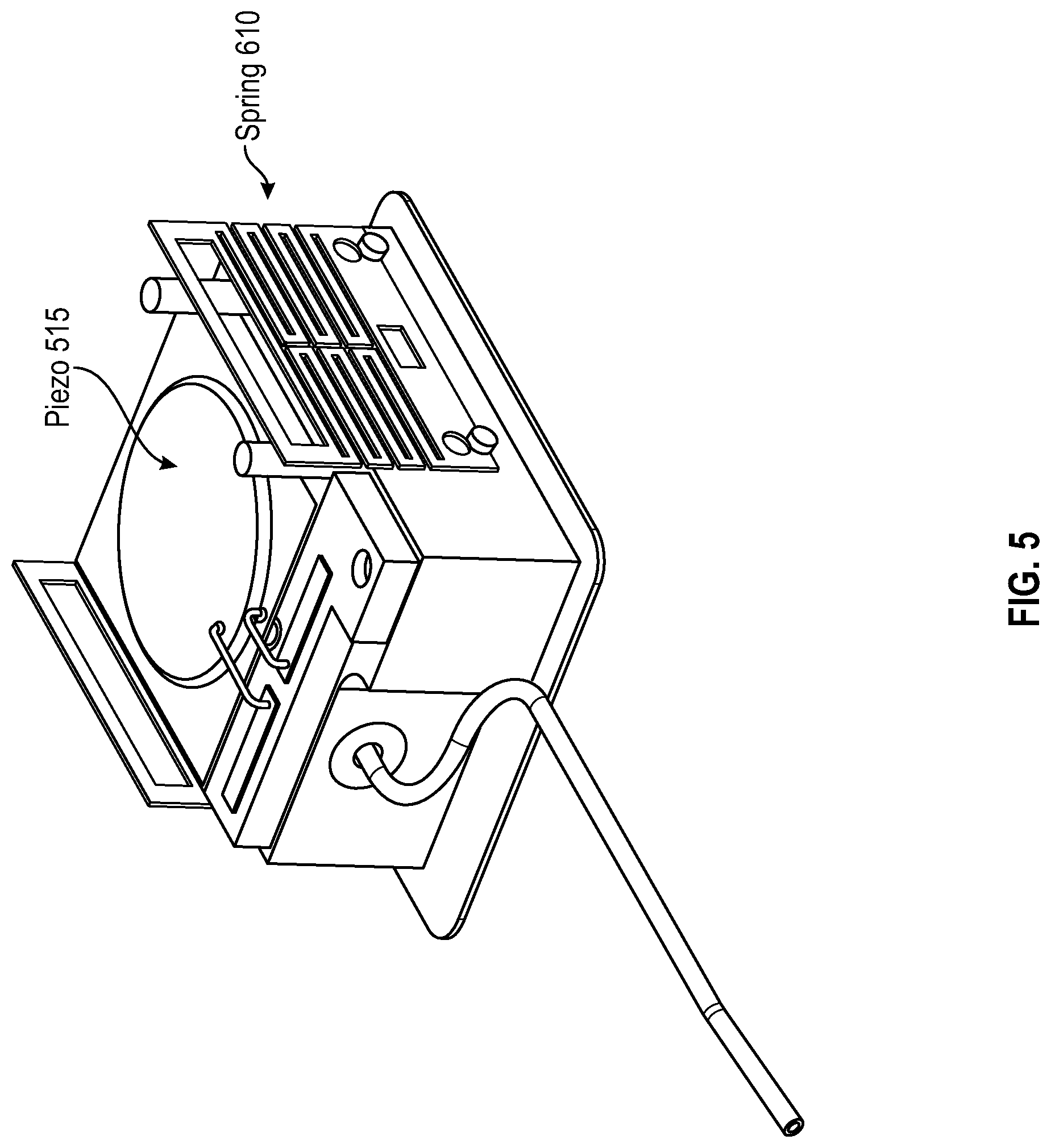 Patent US12350662 Figure 5 – Attachment method for microfluidic device