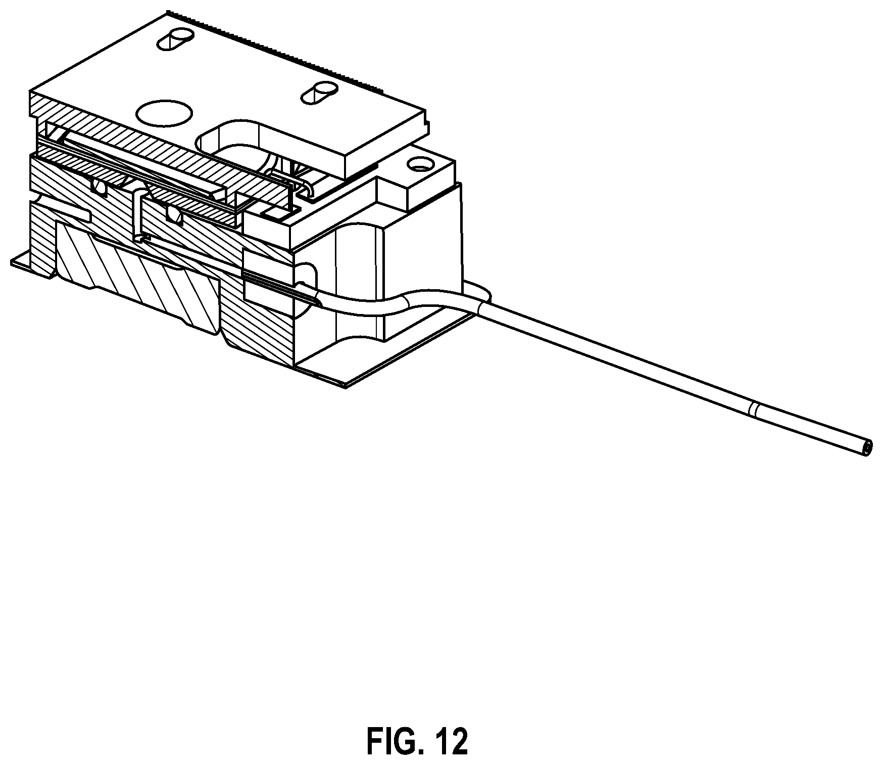 Patent US12350662 Figure 12 – Attachment method for microfluidic device