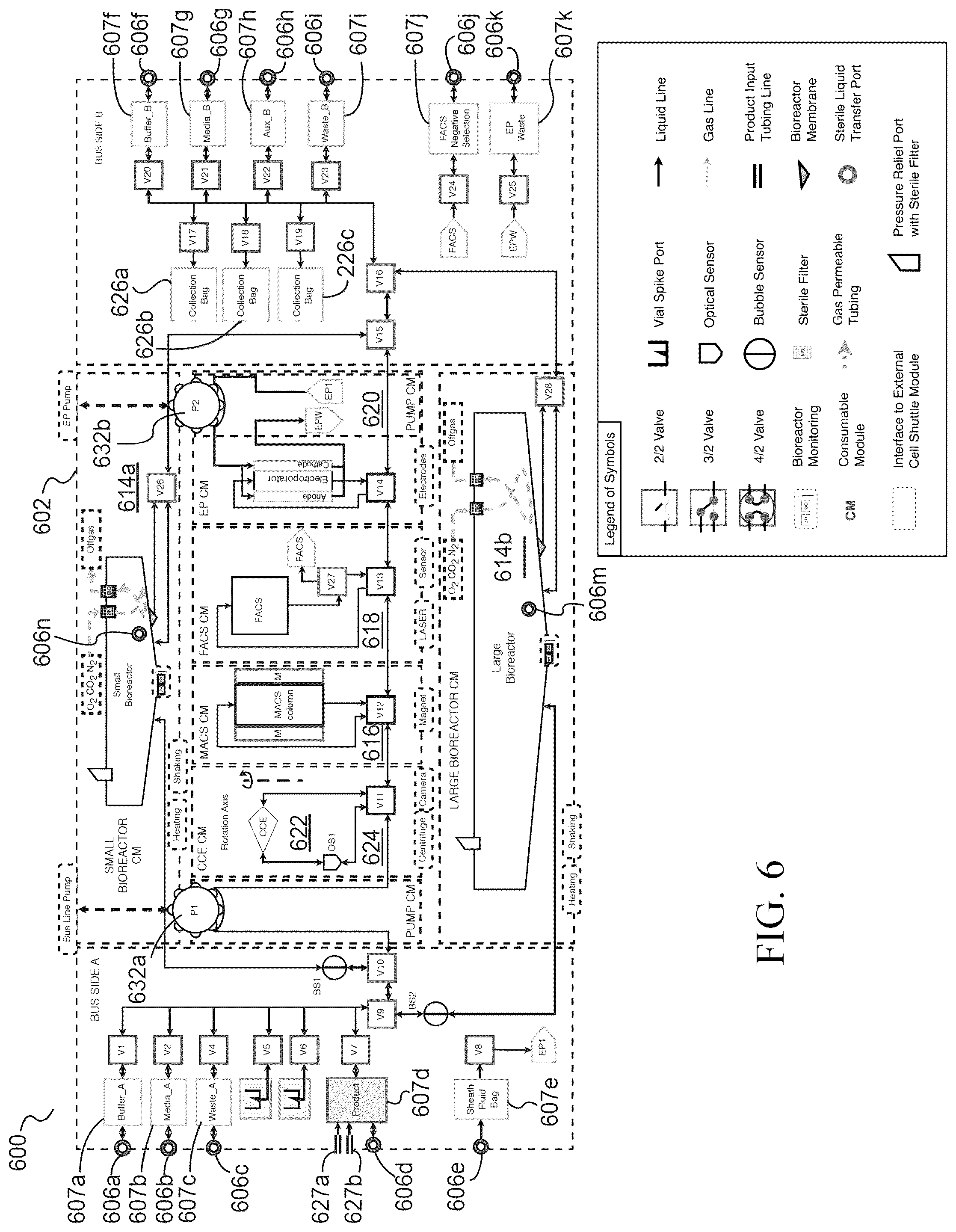 Patent US12350664 Figure 10 – Cartridges for cell processing
