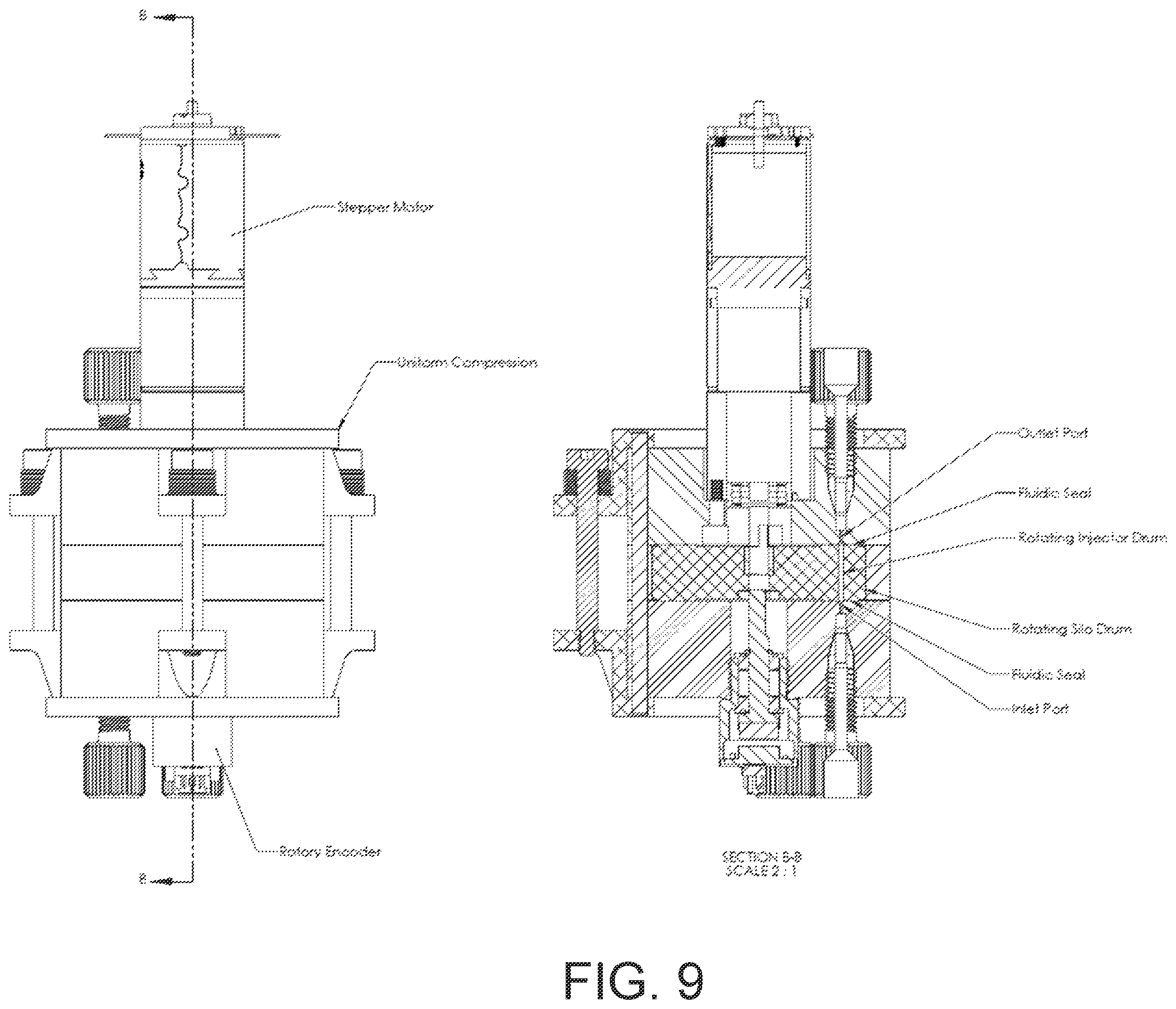 Patent US12350672 Figure 9 – Systems and methods related to continuous flow droplet reaction