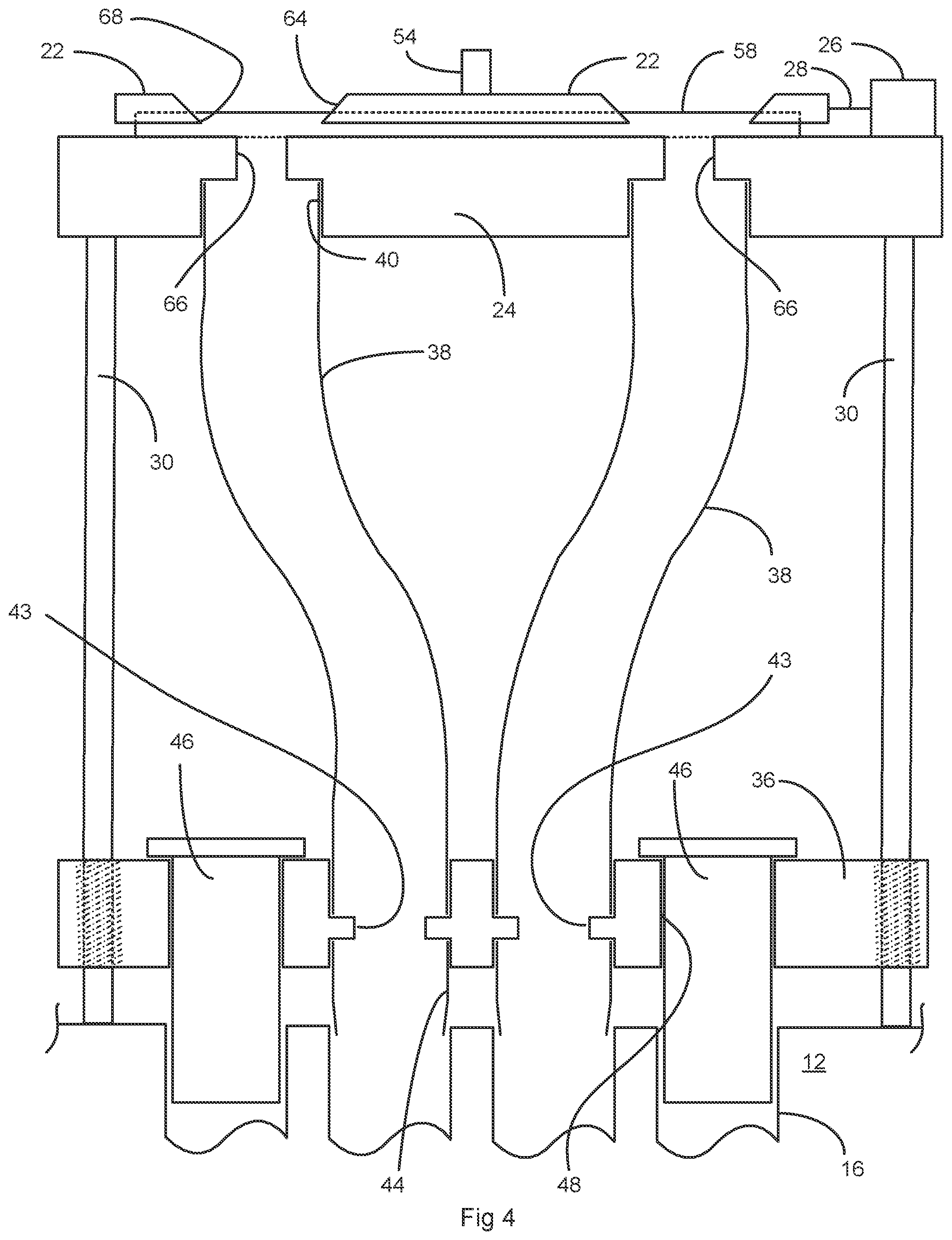 Patent US12350677 Figure 4 – Device for loading pellets into reactor tubes