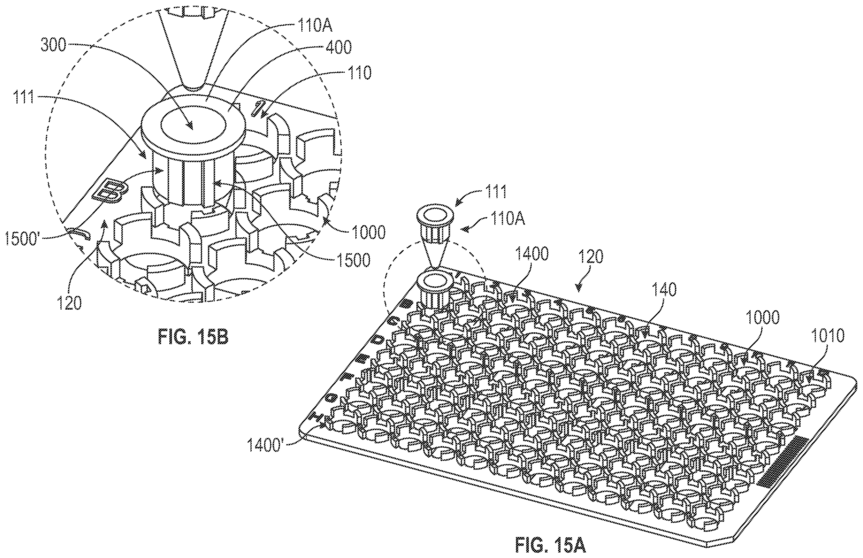 Patent US12350678 Figure 12 – Reagent storage devices and methods for same