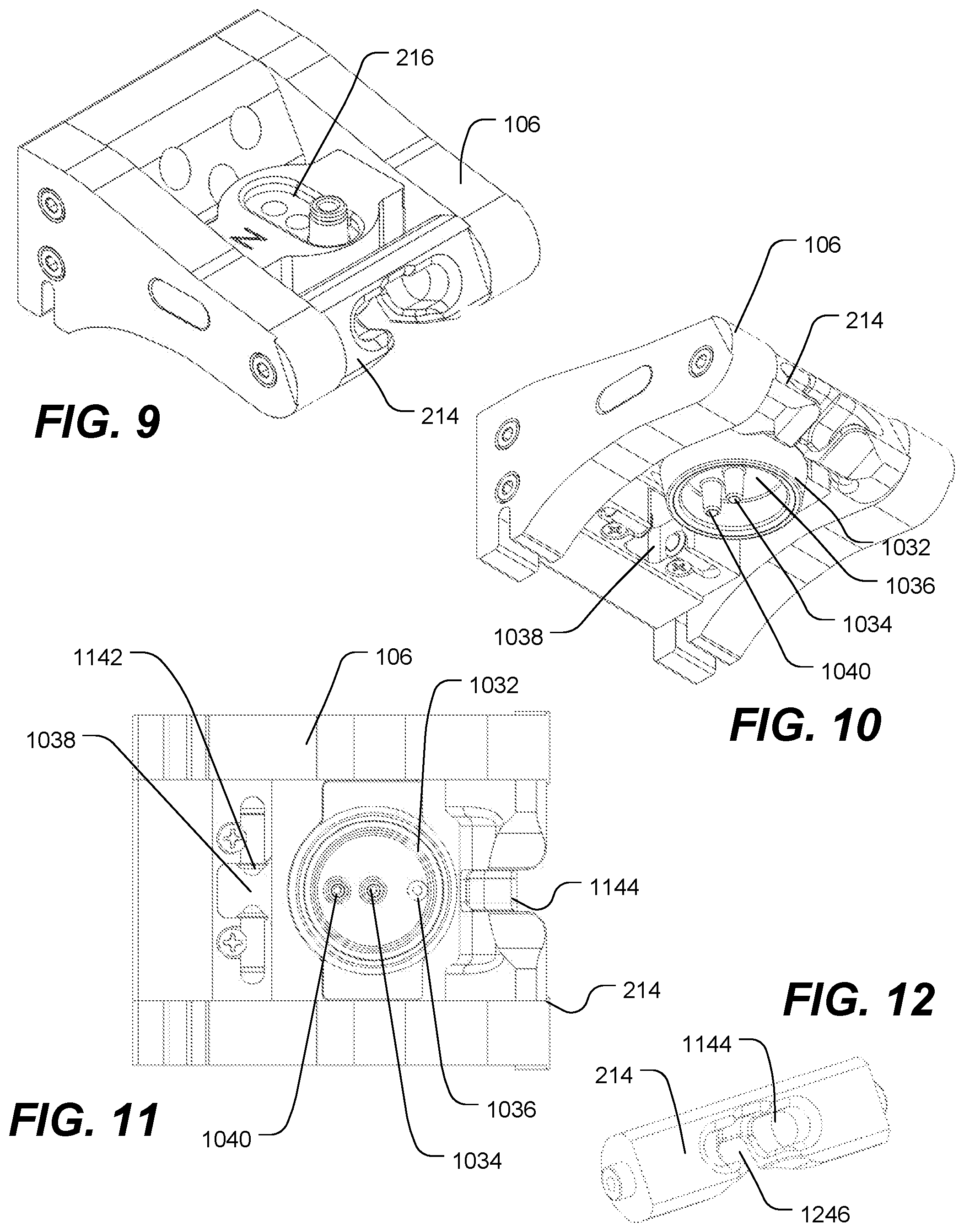Patent US12350679 Figure 5 – Fluid interface to receive removable container