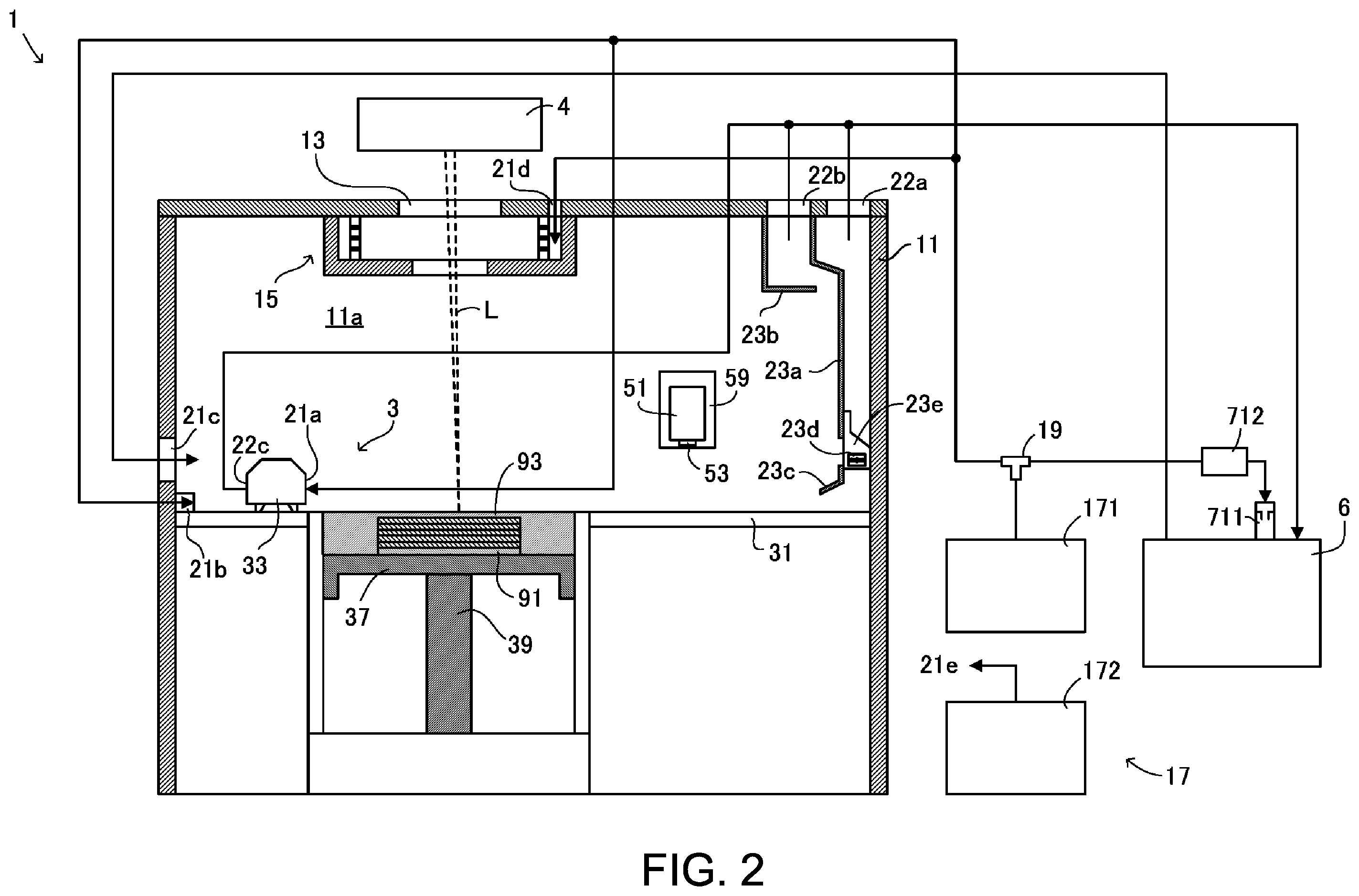 Patent US12350685 Figure 2 – Electrostatic precipitator and additive manufacturing apparatus