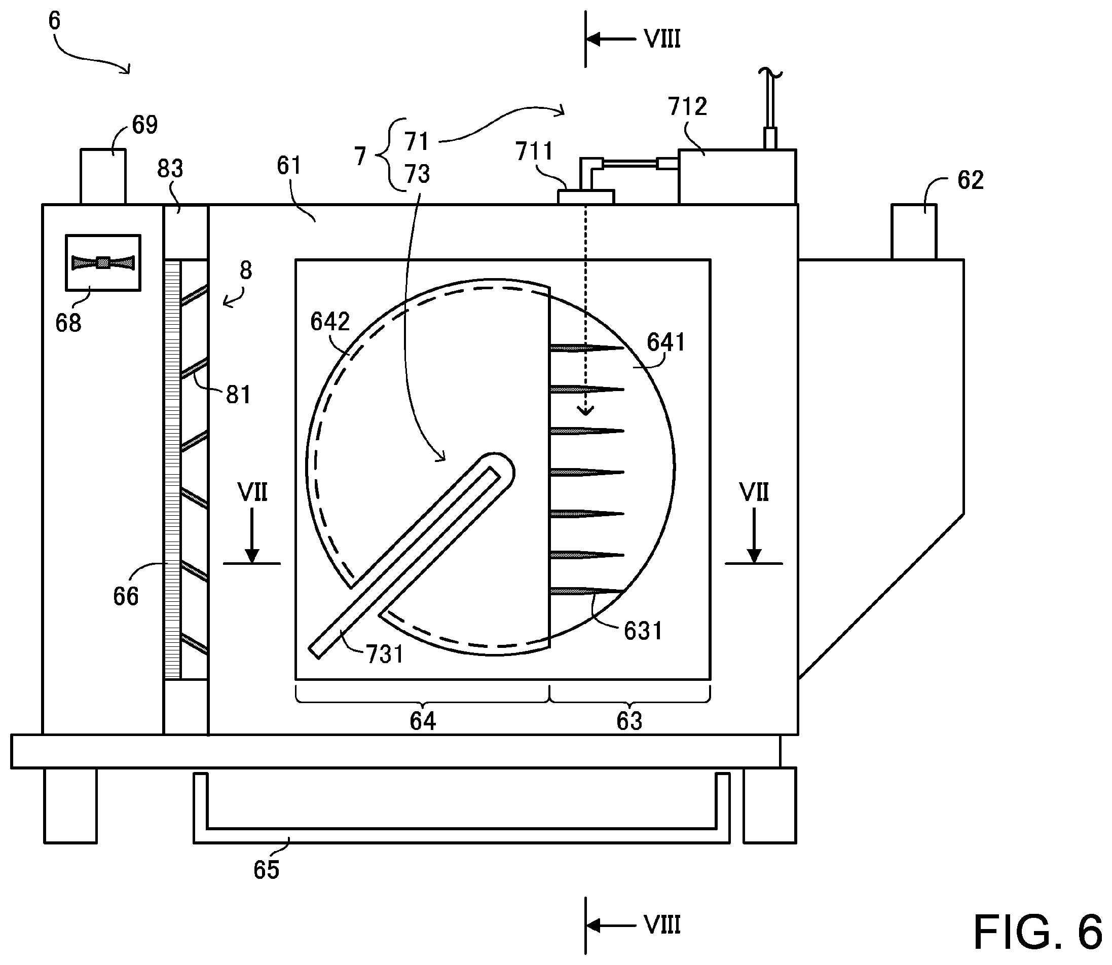 Patent US12350685 Figure 6 – Electrostatic precipitator and additive manufacturing apparatus