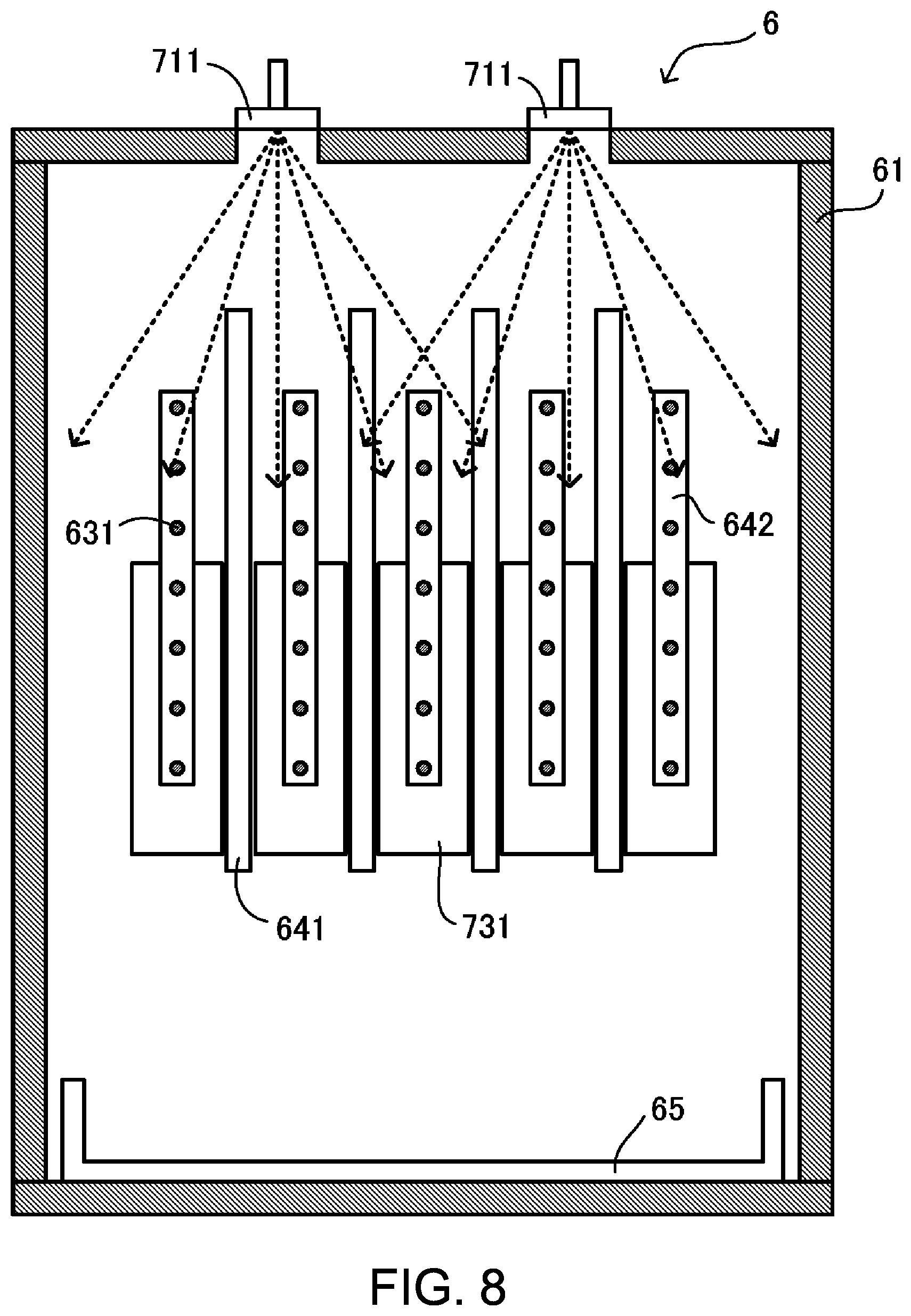 Patent US12350685 Figure 8 – Electrostatic precipitator and additive manufacturing apparatus