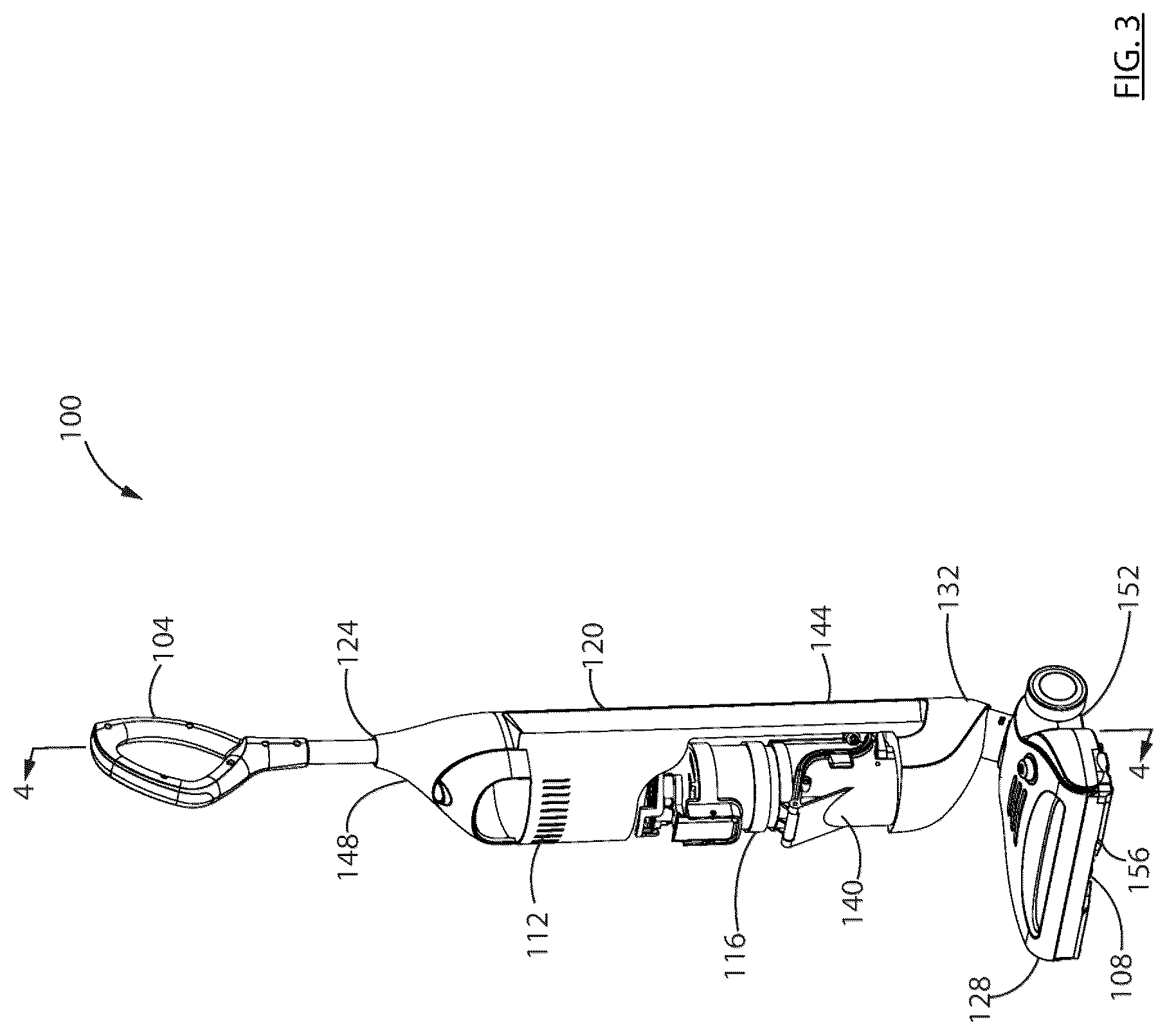 Patent US12350689 Figure 3 – Surface cleaning apparatus
