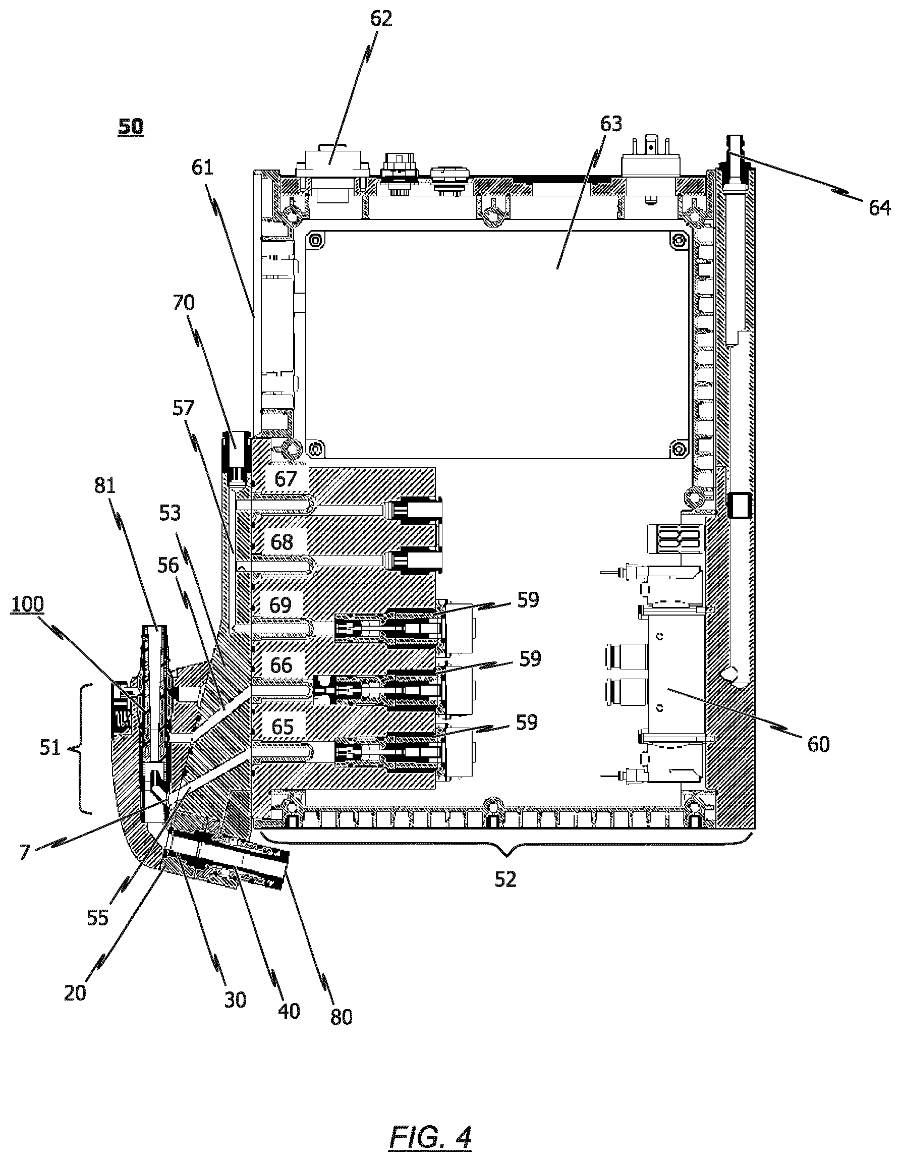 Patent US12350697 Figure 3 – Powder dispensing device with a dilute phase powder pump