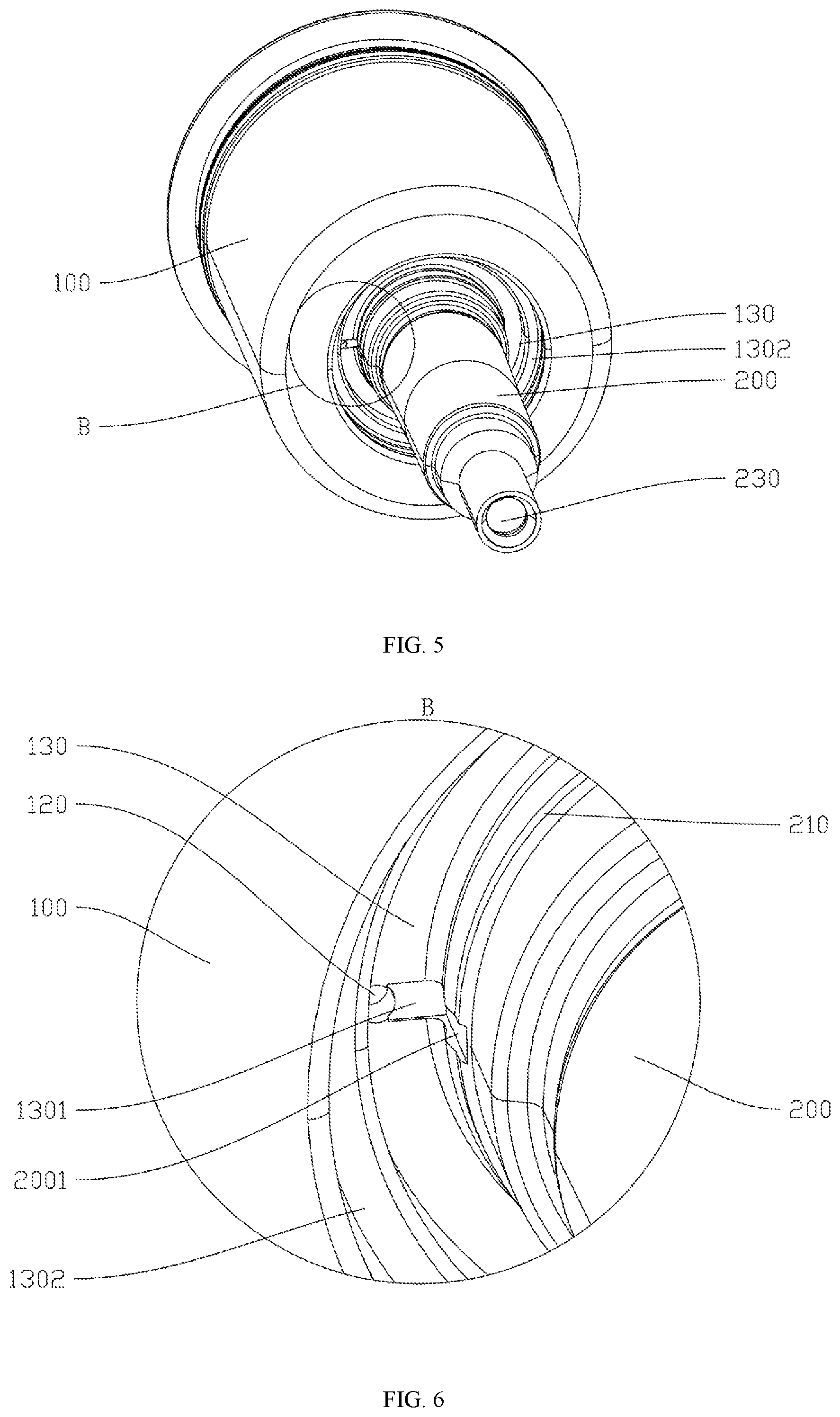 Patent US12350699 Figure 5 – Pump body structure and foam pump