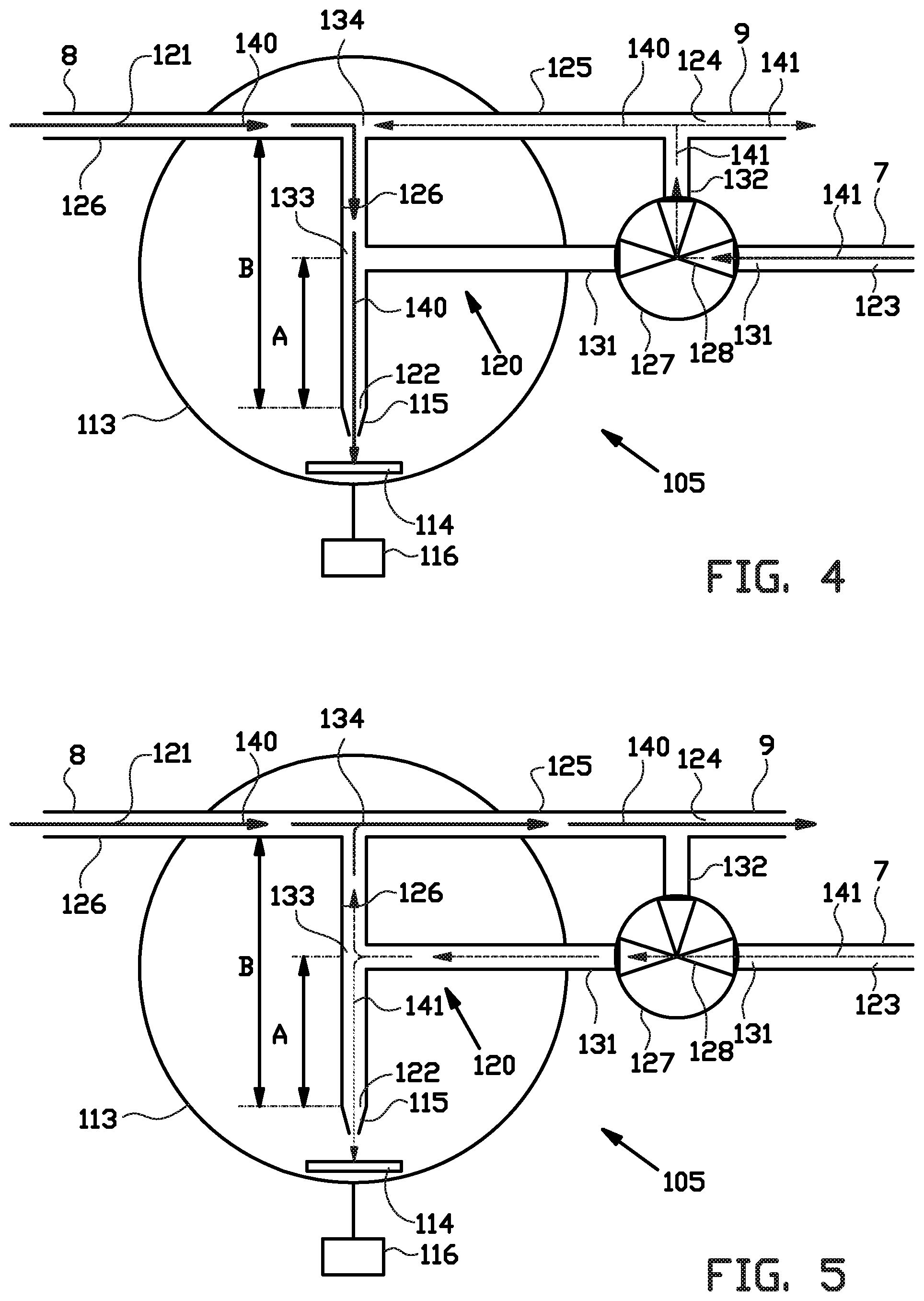 Patent US12350700 Figure 3 – Switching device, deposition device comprising the switching device, method for switching a fluid flow, and method for depositing particles onto a substrate
