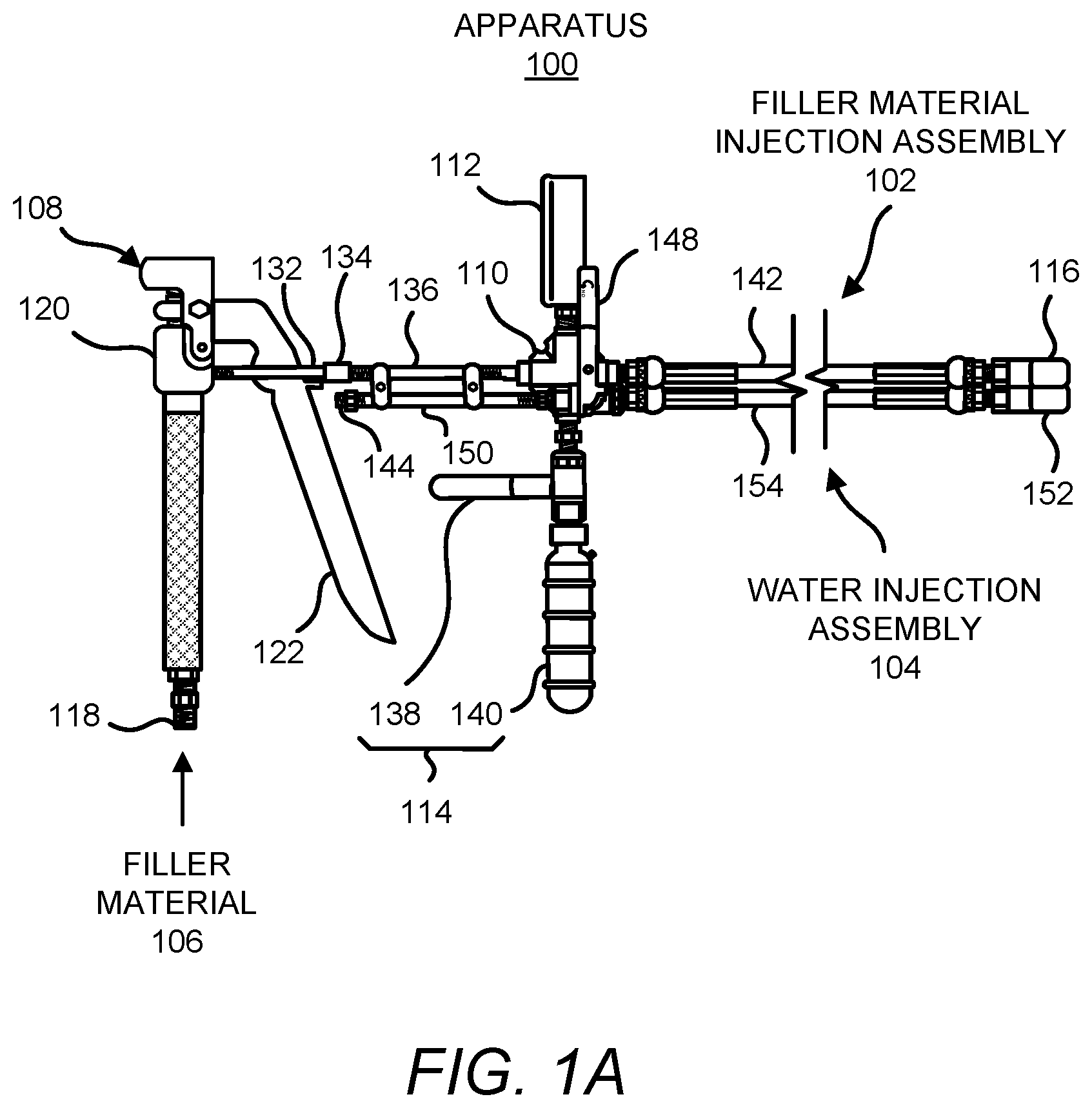 Patent US12350701 — Injection gun — Figure 1