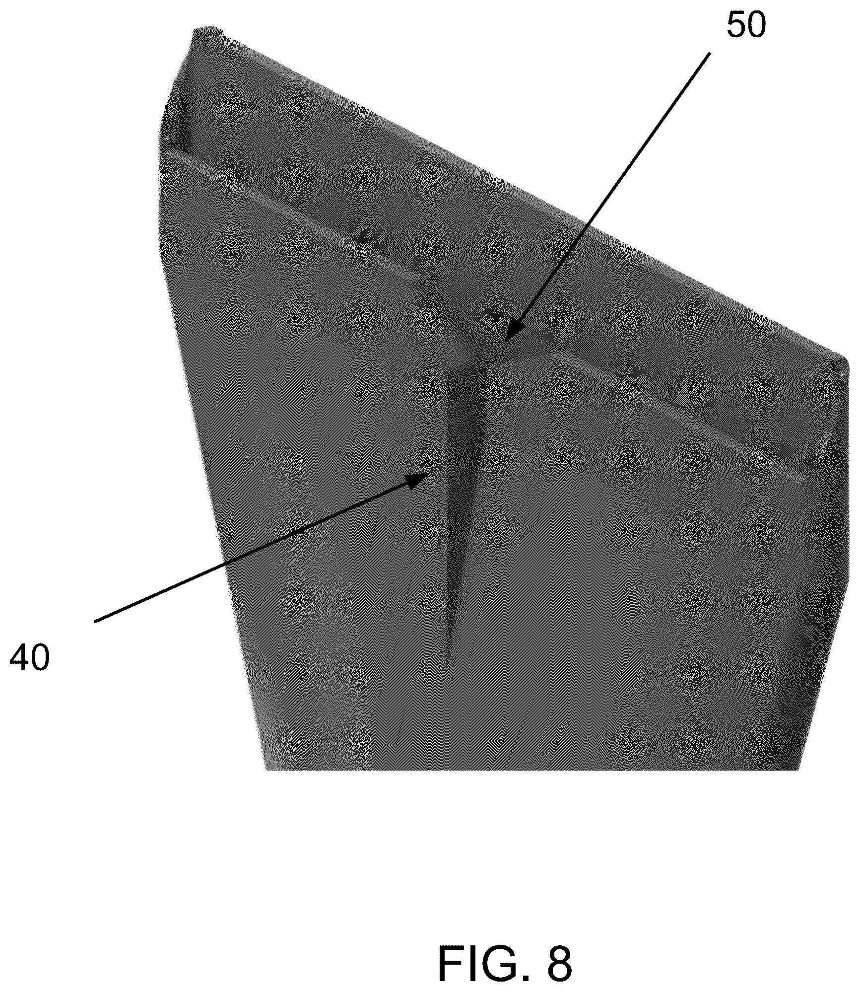 Patent US12350702 Figure 8 – Liquid sealant dispenser tip