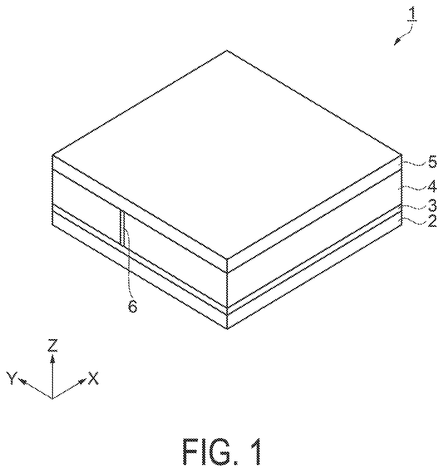 Patent US12350711 Figure 1 – Ultrasonic element and ultrasonic device